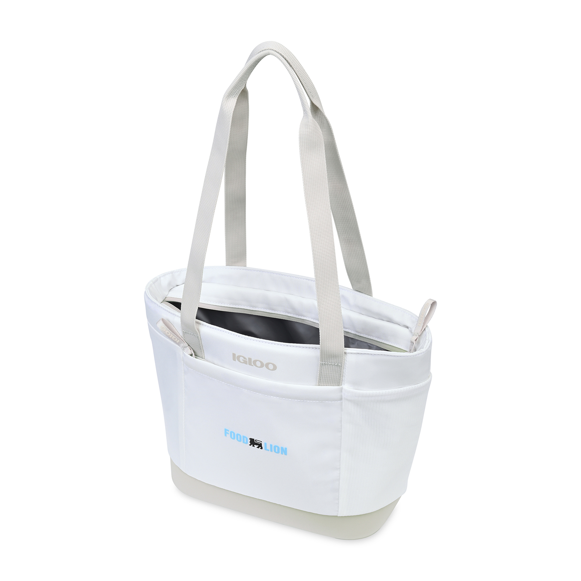 Picture of Igloo Day Chiller Recycled Poly 9 Can Tote Soft Cooler - Cloud White