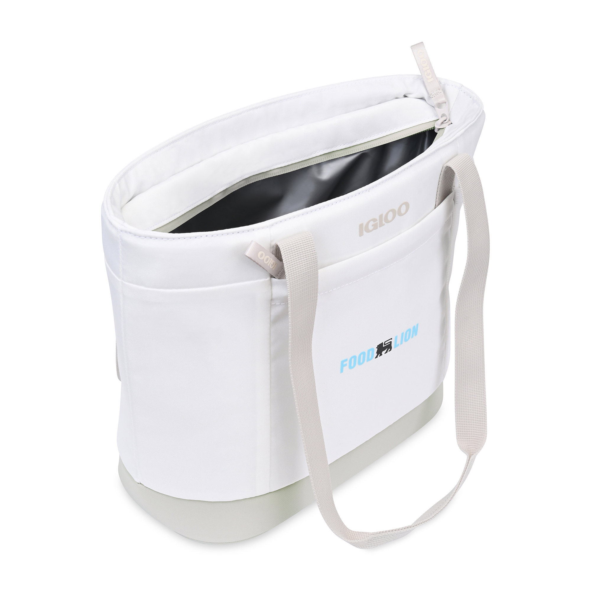 Picture of Igloo Day Chiller Recycled Poly 9 Can Tote Soft Cooler - Cloud White