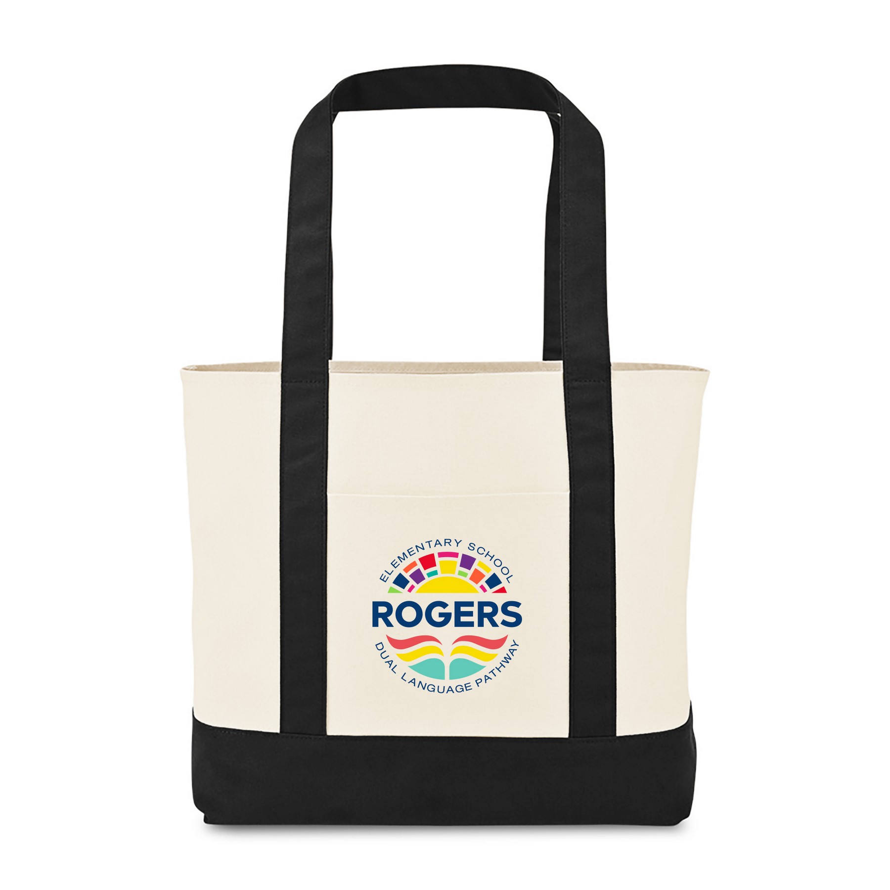 Picture of Large Canvas Tote - Black