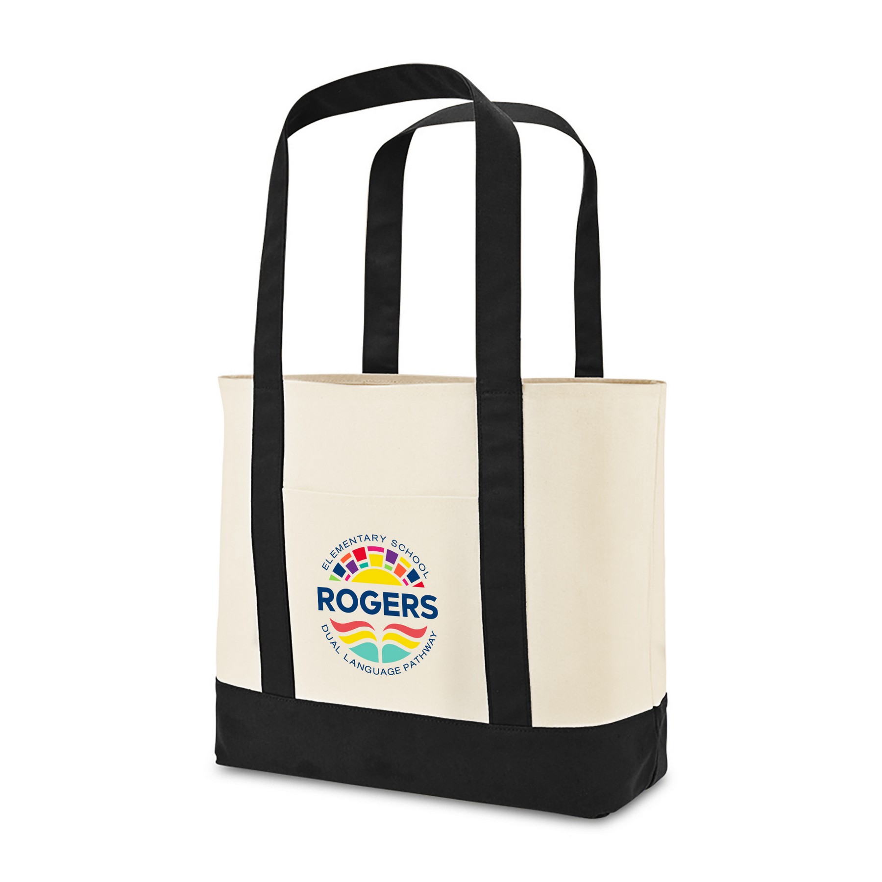Picture of Large Canvas Tote - Black