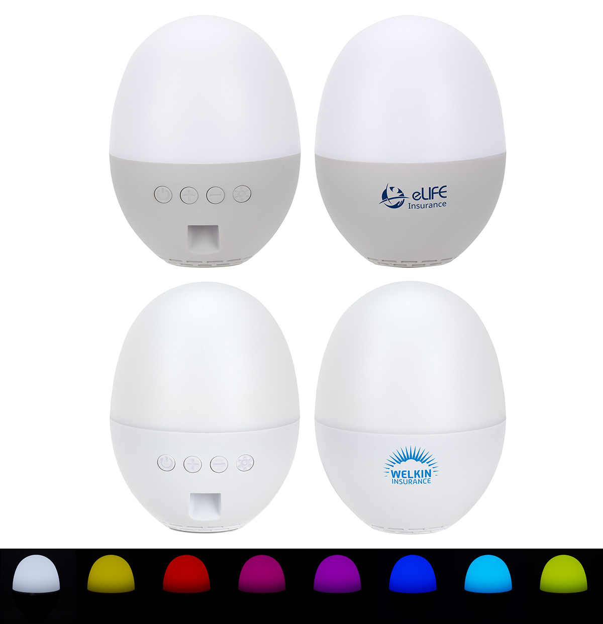 Picture of Audio Dome Lighted Wireless Speaker with White Noise Sounds
