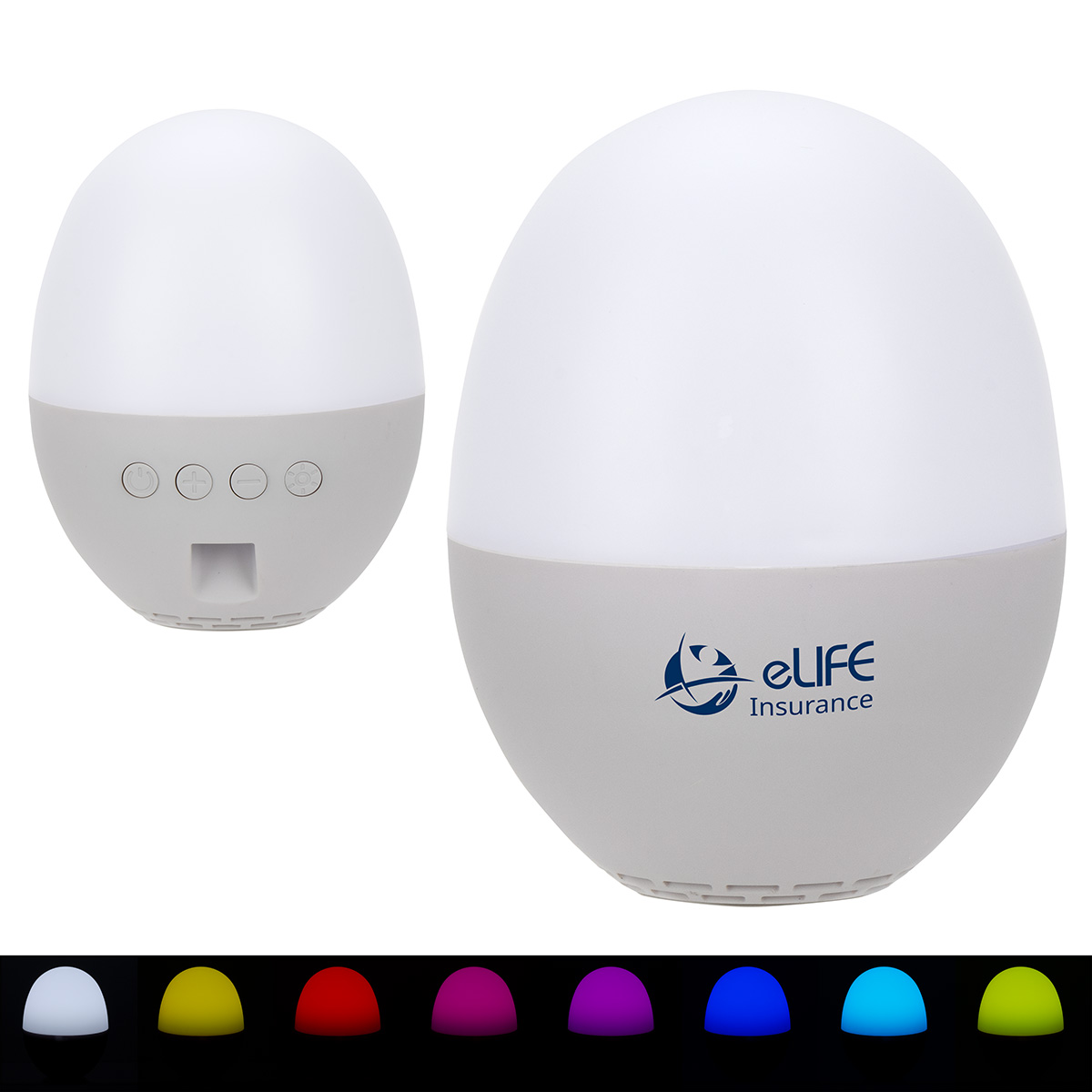 Picture of Audio Dome Lighted Wireless Speaker with White Noise Sounds