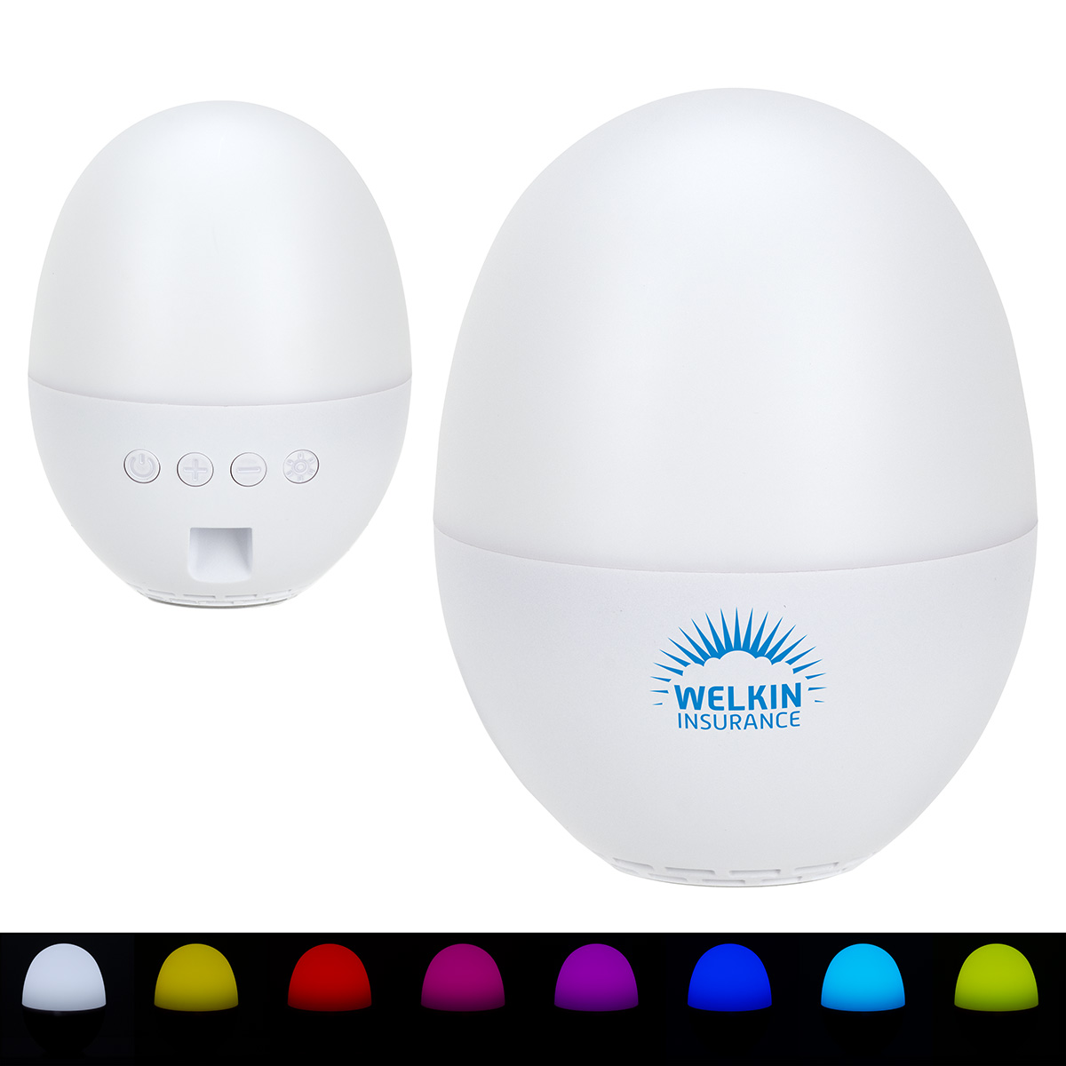 Picture of Audio Dome Lighted Wireless Speaker with White Noise Sounds