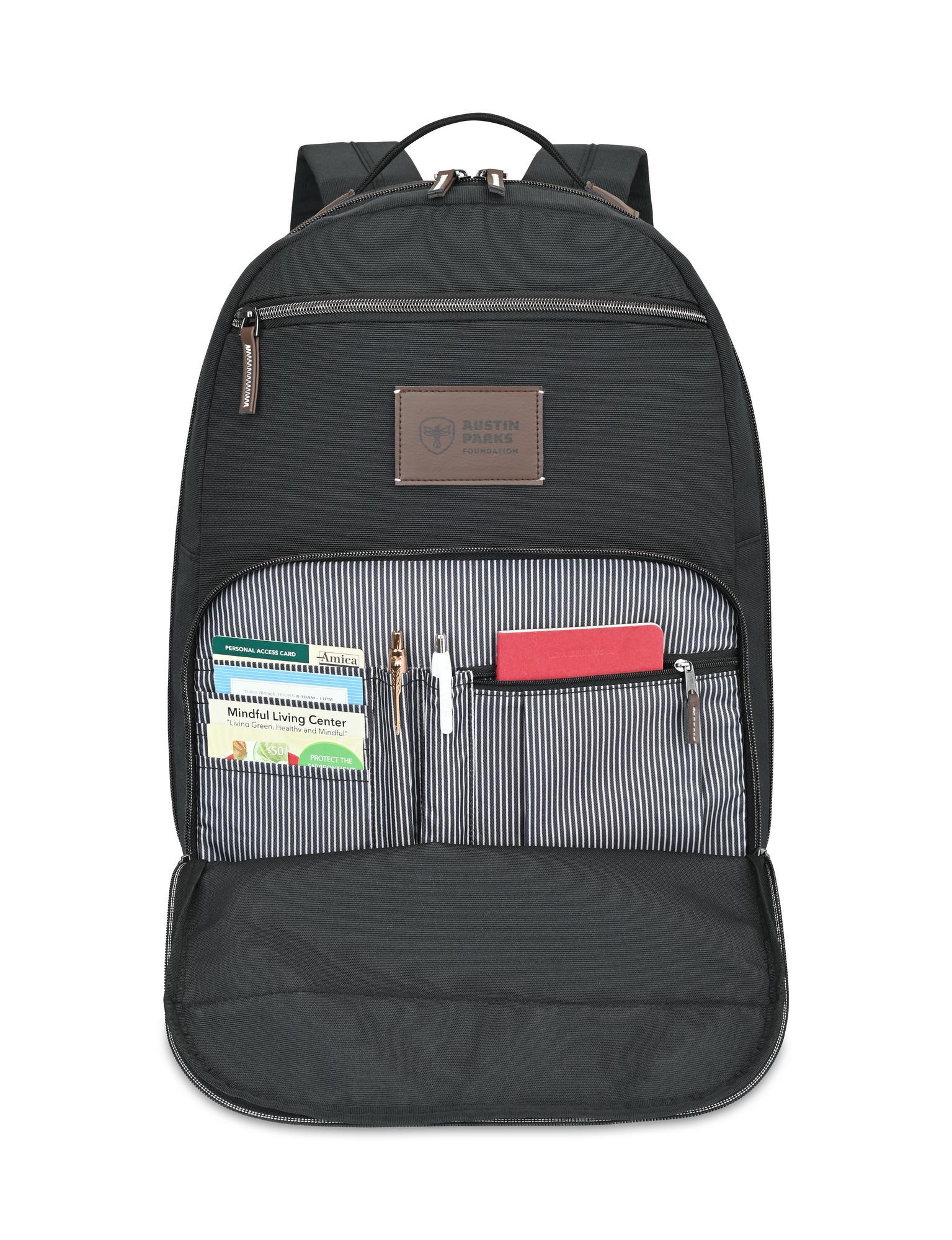 Picture of Heritage Supply Co. Legacy Recycled rPET Laptop Backpack - Black