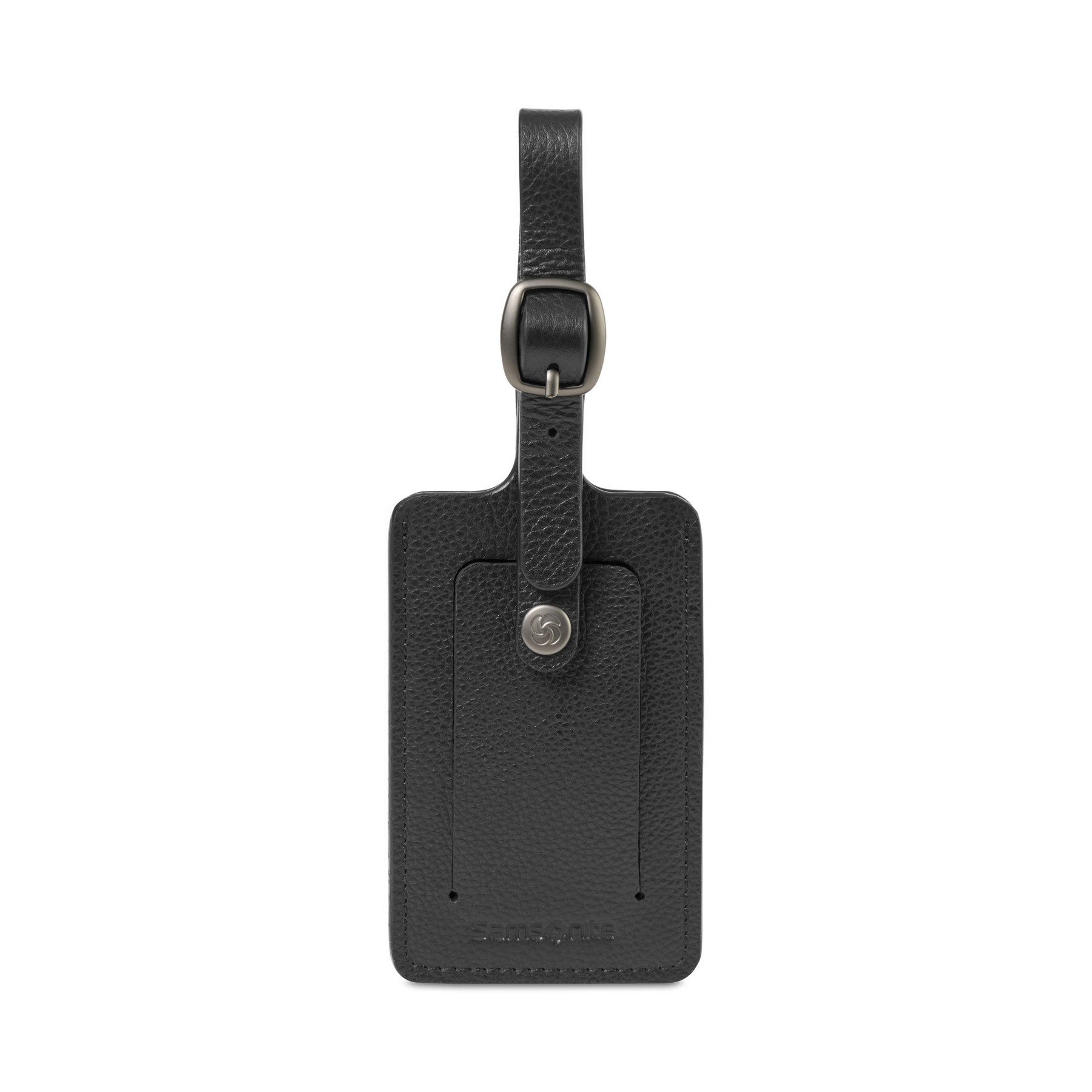 Picture of Samsonite Leather Luggage Tag - Black