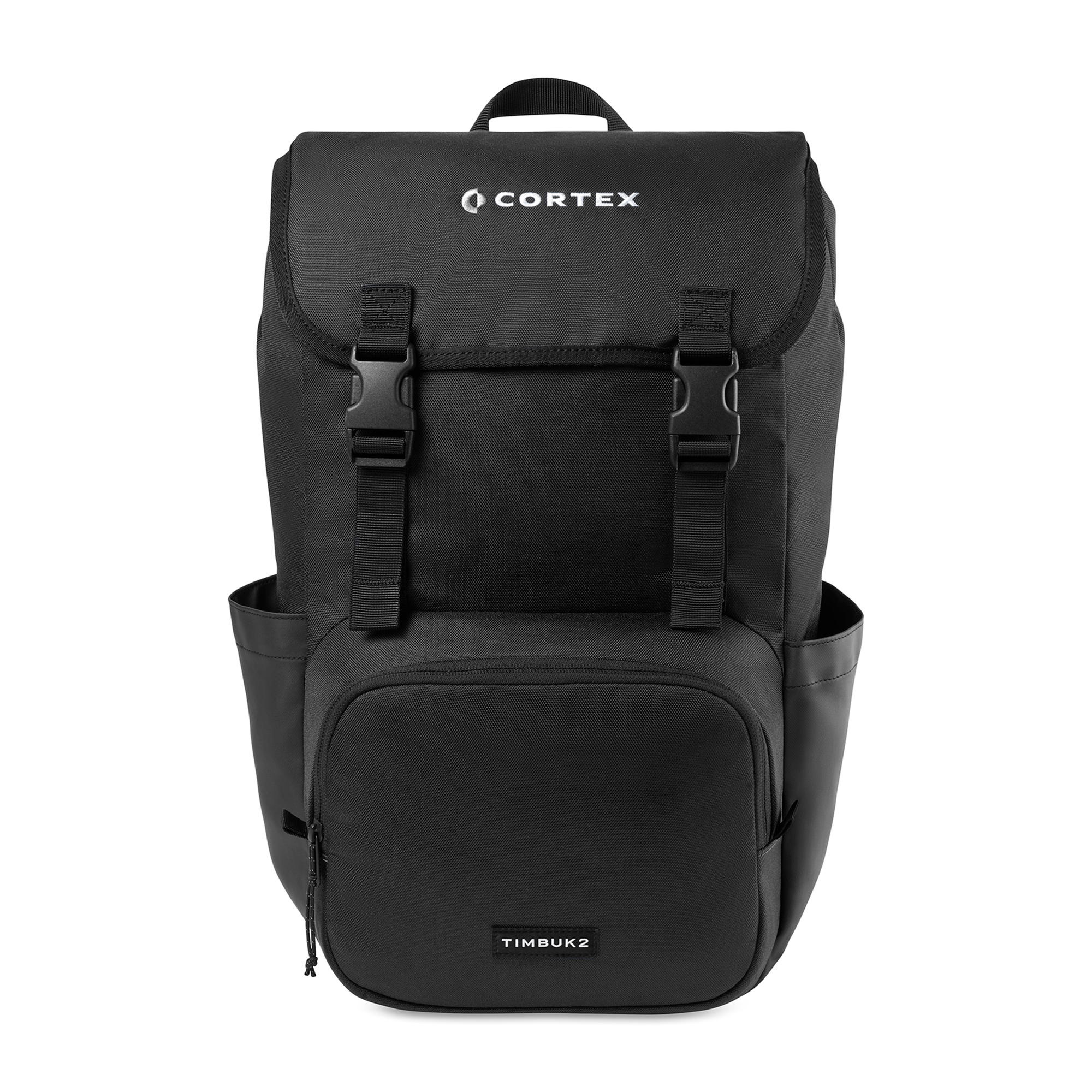 Picture of Timbuk2 City Compass Recycled Polyester Flap Backpack - Jet Black
