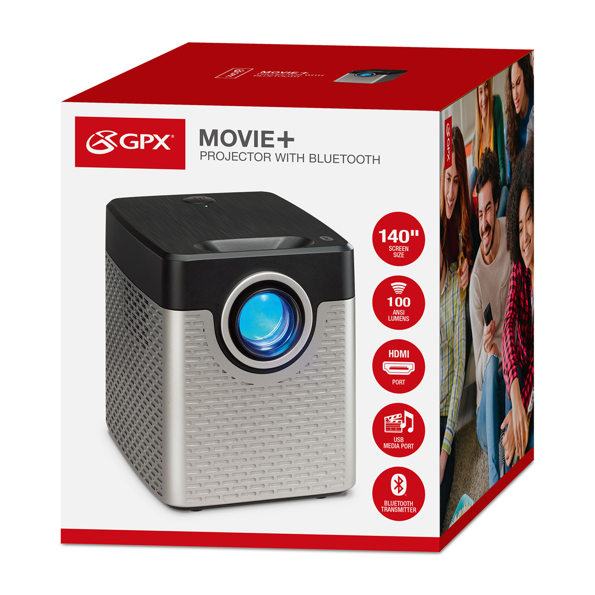Picture of iLive Cinema Pop-Up Movie Theater Kit - Black