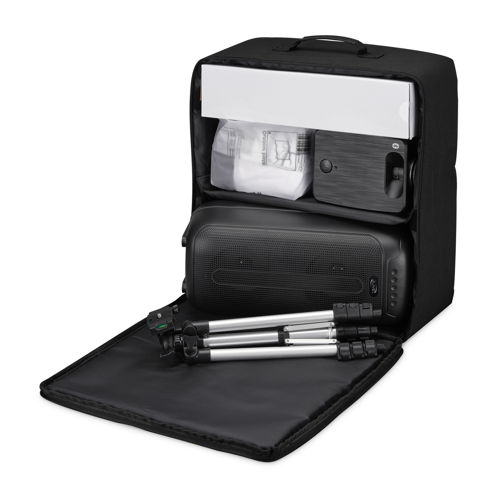 Picture of iLive Cinema Pop-Up Movie Theater Kit - Black