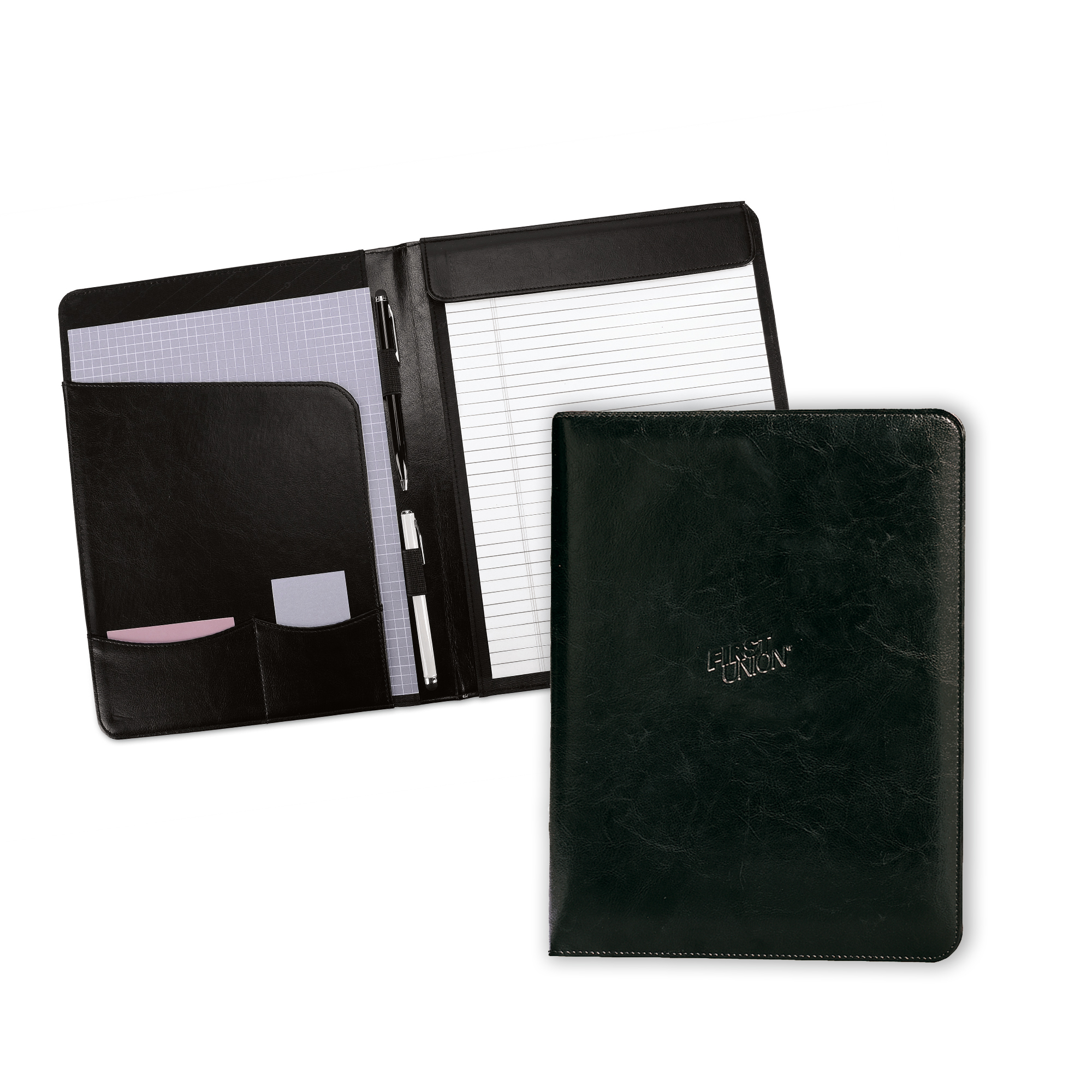 Picture of Executive Vintage Leather Writing Pad - Black