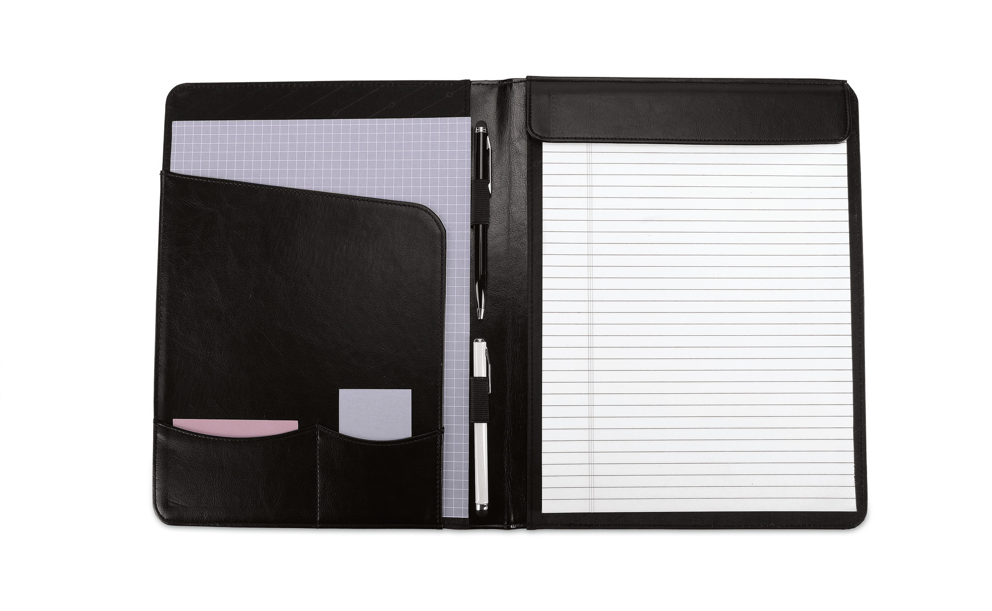 Picture of Executive Vintage Leather Writing Pad - Black