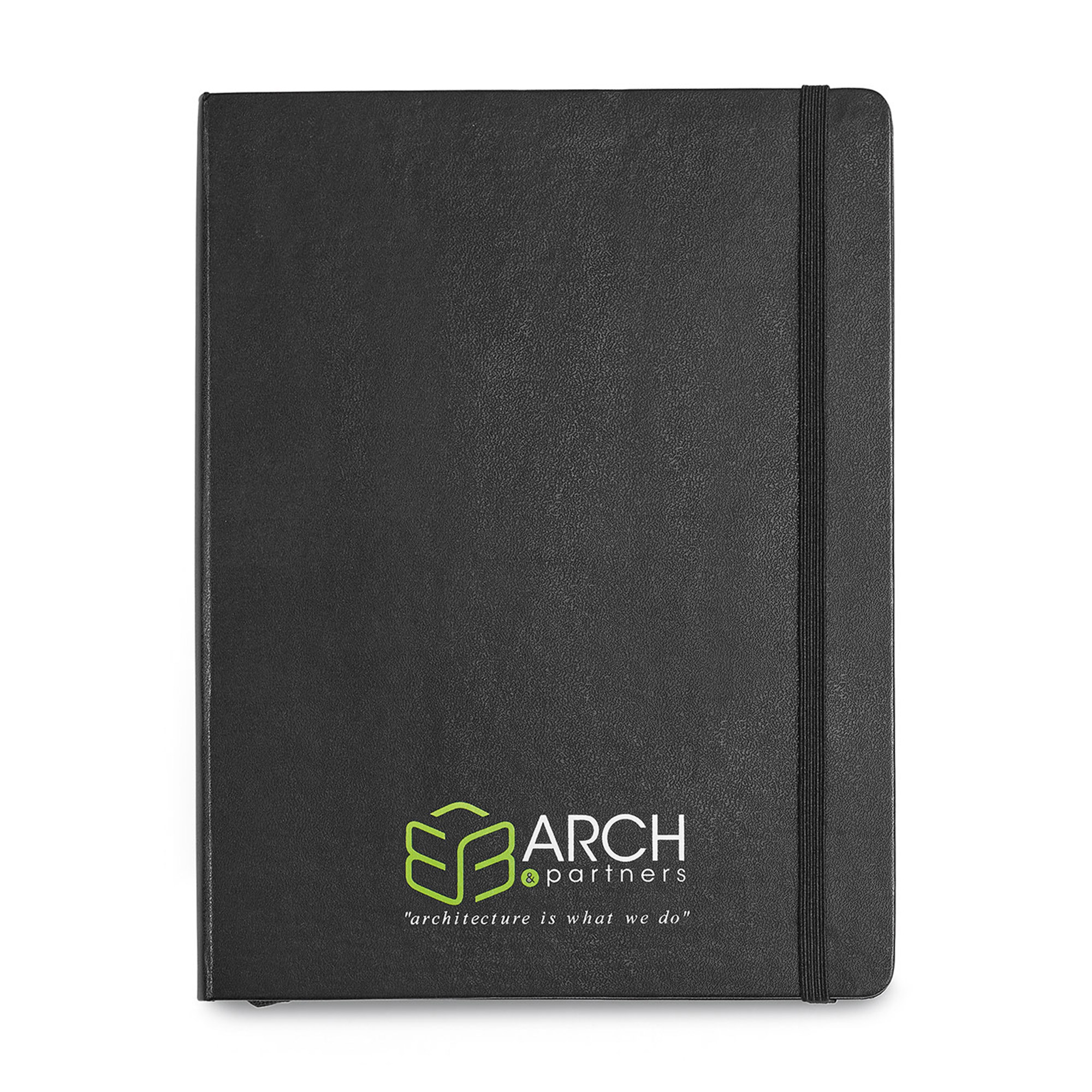 Picture of Moleskine Hard Cover Ruled X-Large Notebook - Black