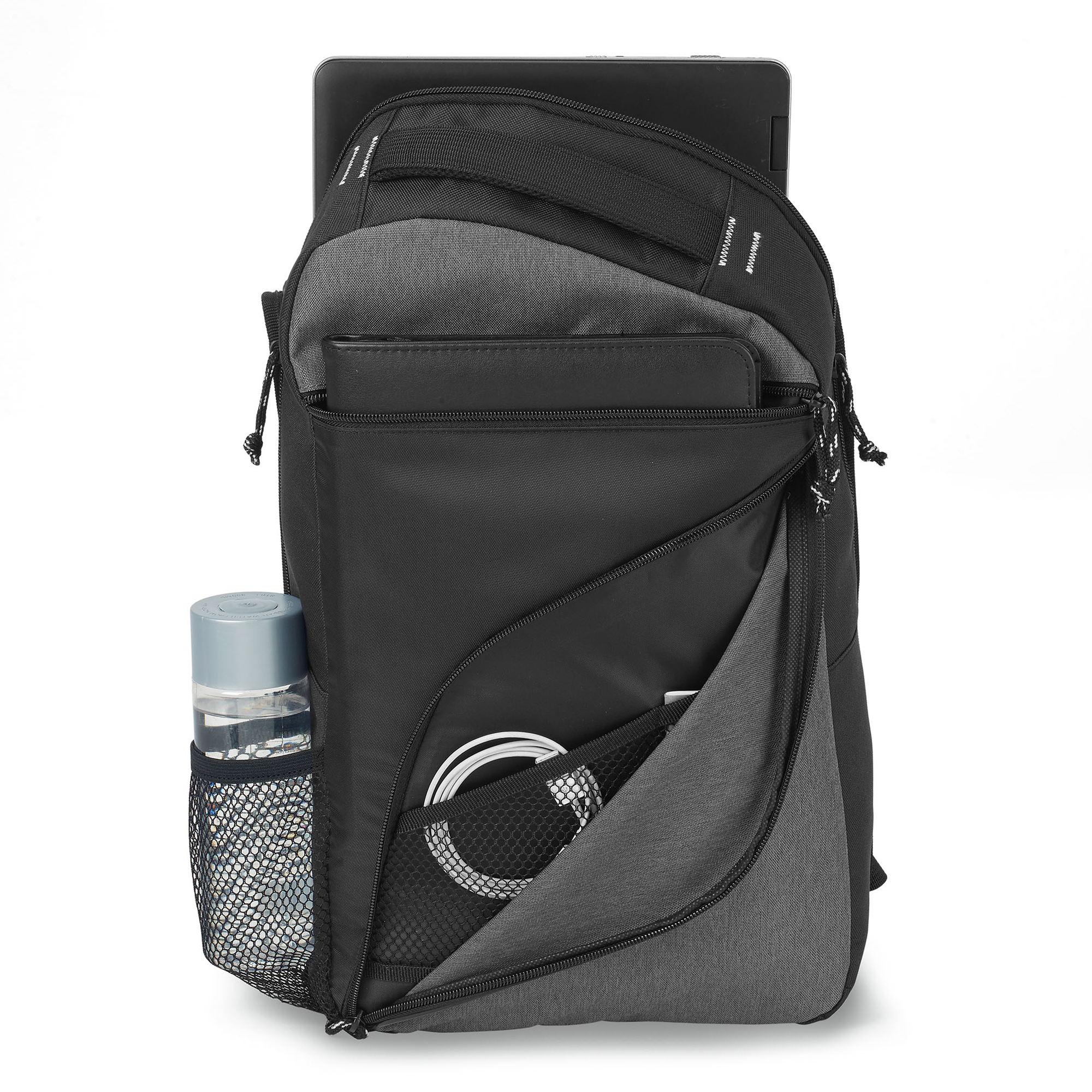 Picture of McKinley Laptop Sling Bag - Black-Heather Grey