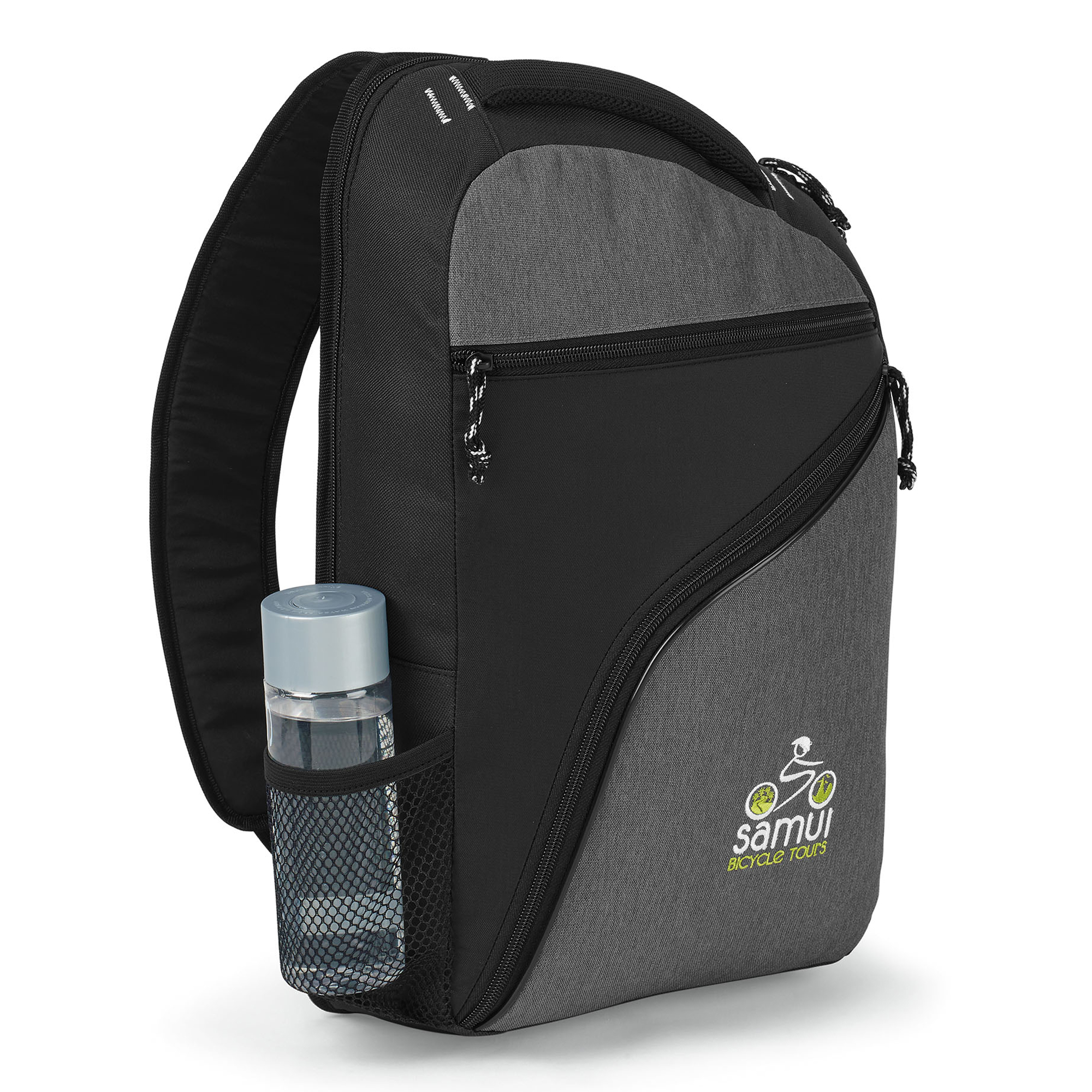 Picture of McKinley Laptop Sling Bag - Black-Heather Grey