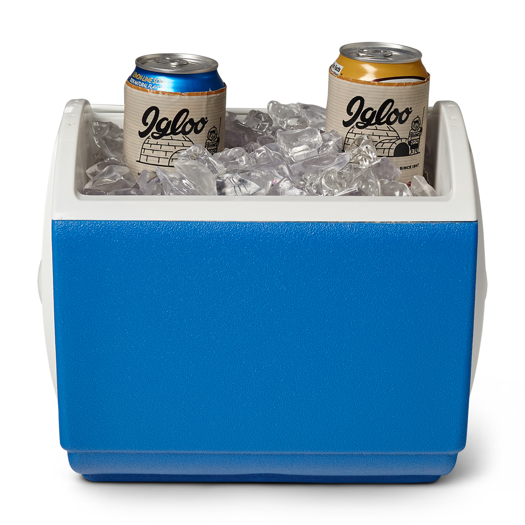 Picture of Igloo Playmate Pal 7 Qt Cooler - White-Majestic Blue
