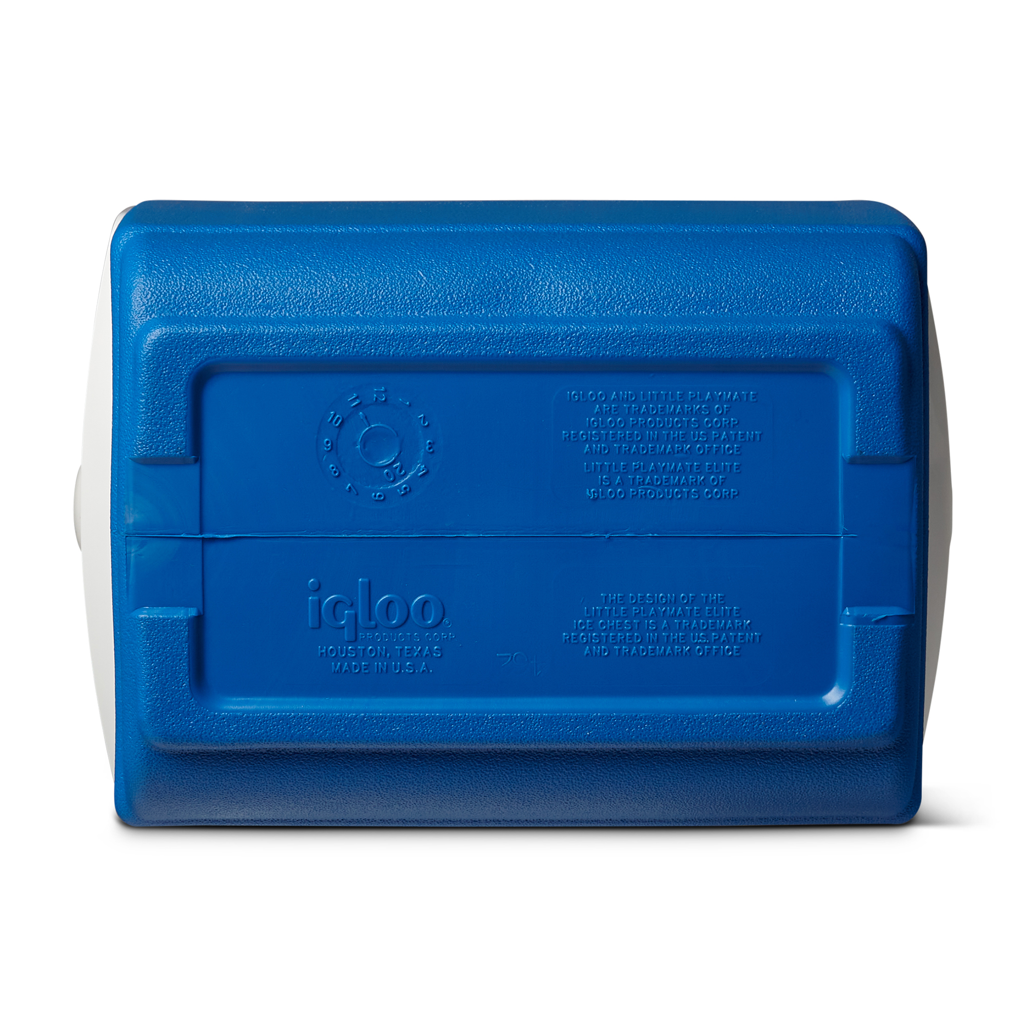 Picture of Igloo Playmate Pal 7 Qt Cooler - White-Majestic Blue
