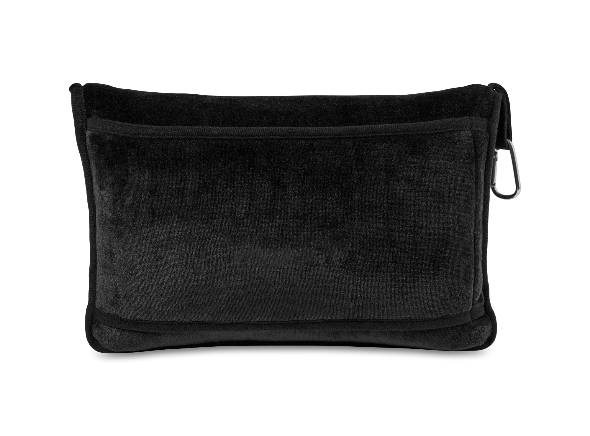 Picture of It's Go Time Recycled Travel Pillow & Throw Set - Black