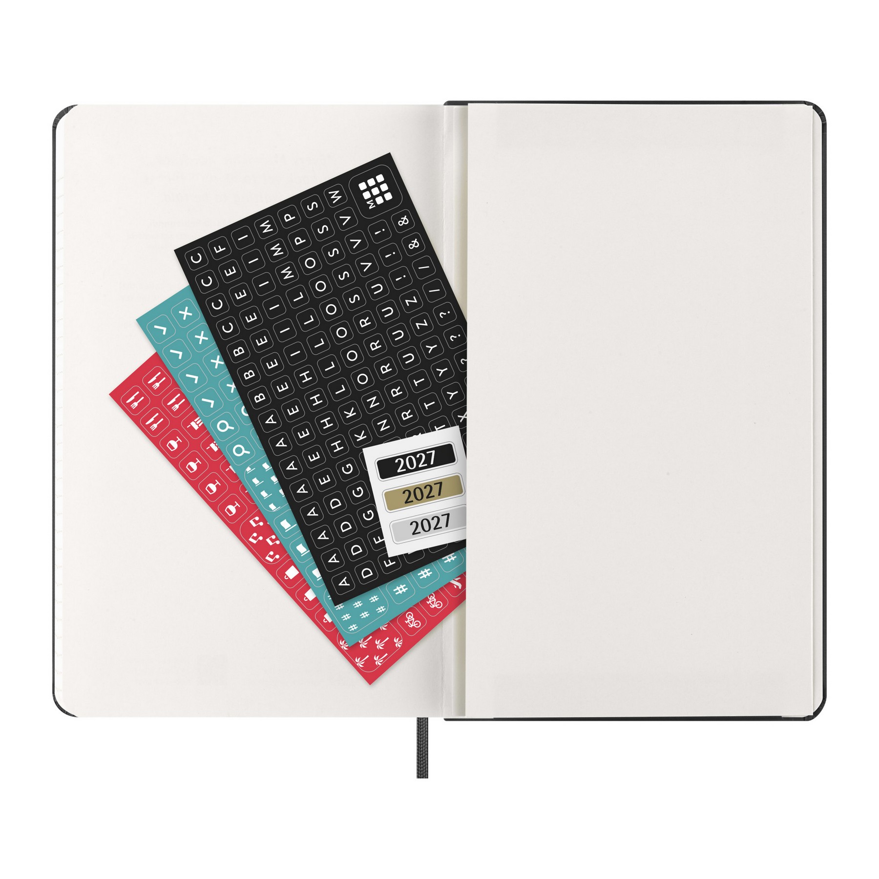 Picture of Moleskine Hard Cover Large 12-Month Weekly 2027 Planner - Black