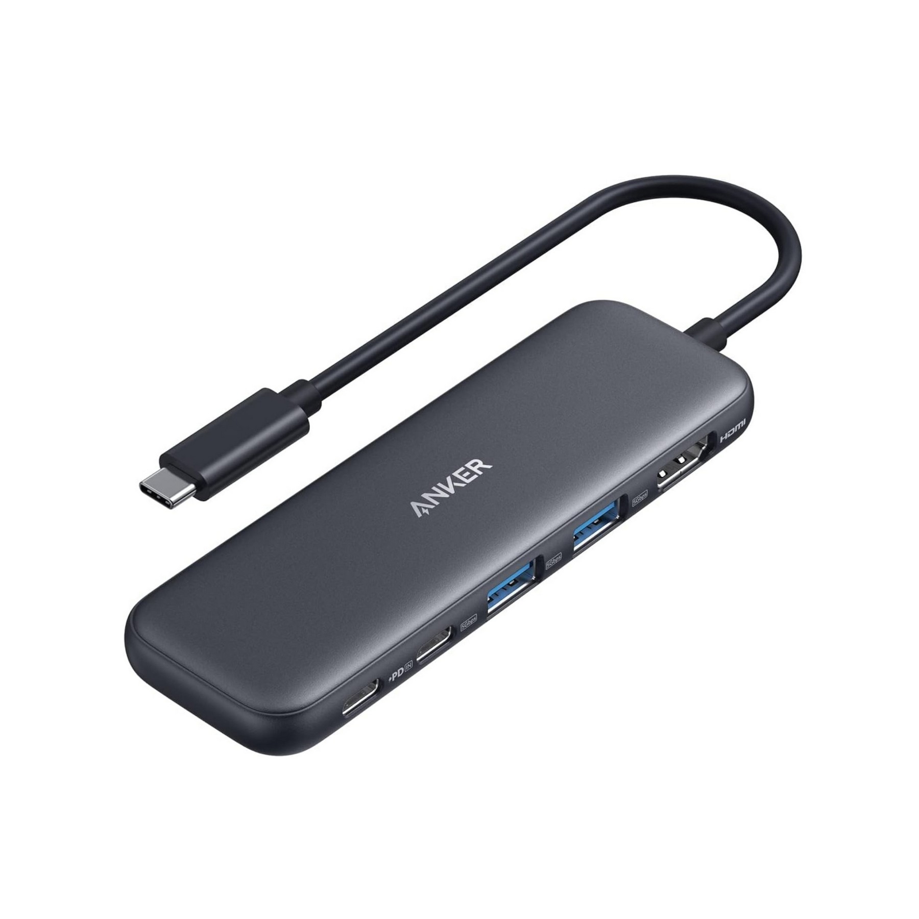 Picture of Anker 332 USB-C Hub (5-in-1) - Black