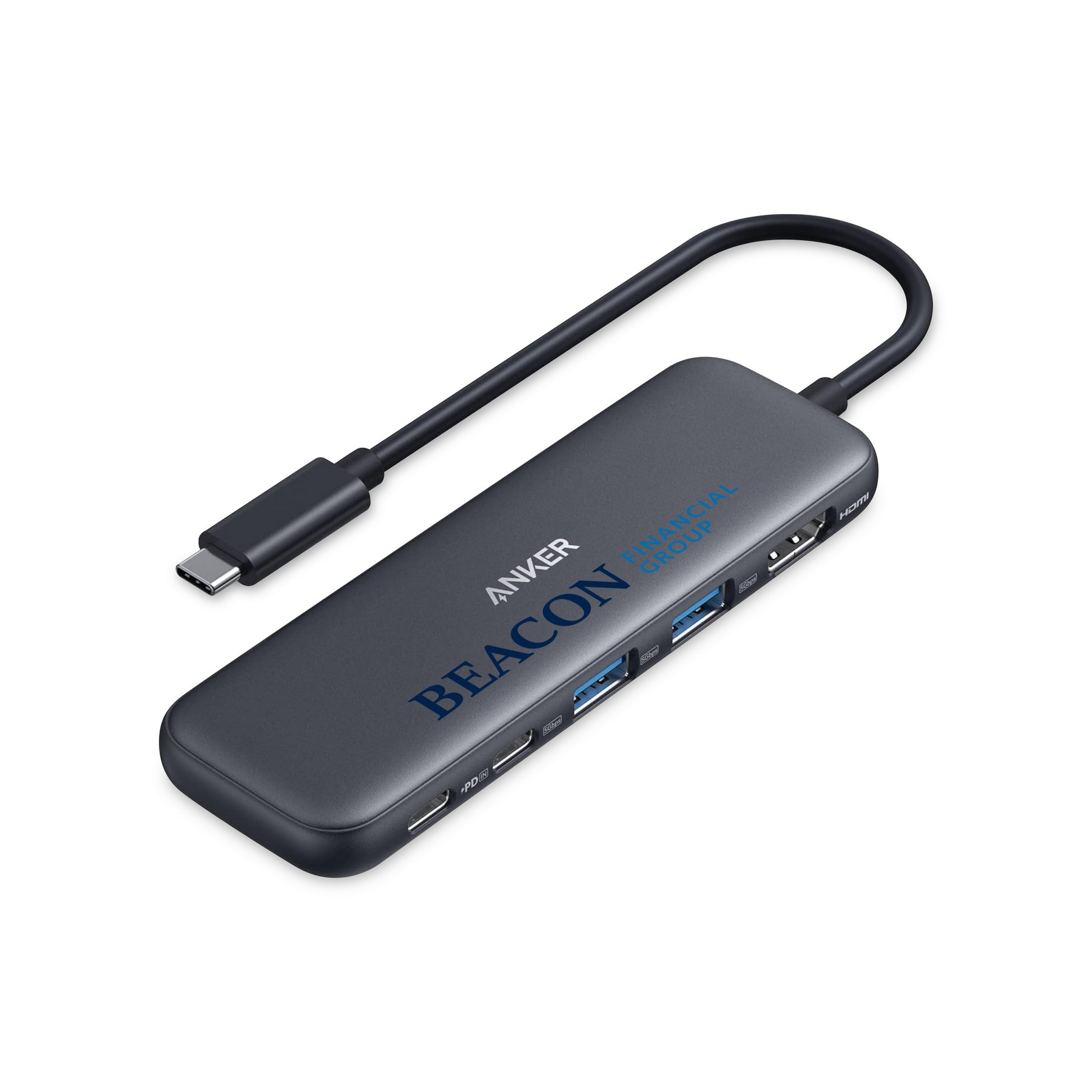 Picture of Anker 332 USB-C Hub (5-in-1) - Black