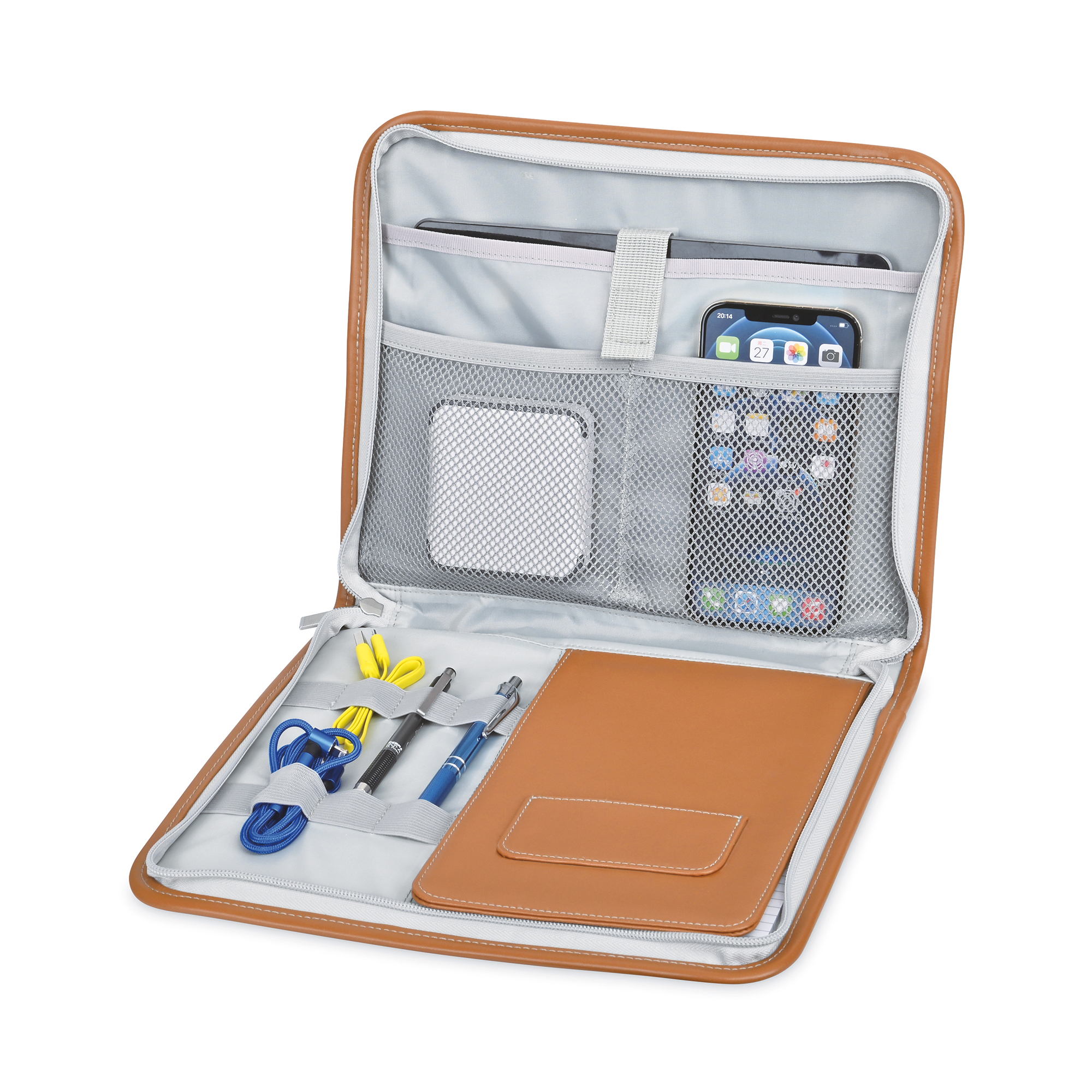 Picture of Mobile Office Hybrid Padfolio - Quiet Grey Heather