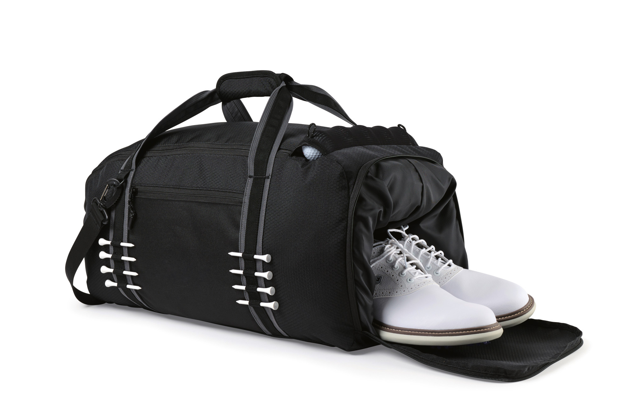 Picture of Golf Links Recycled rPET Duffel - Black