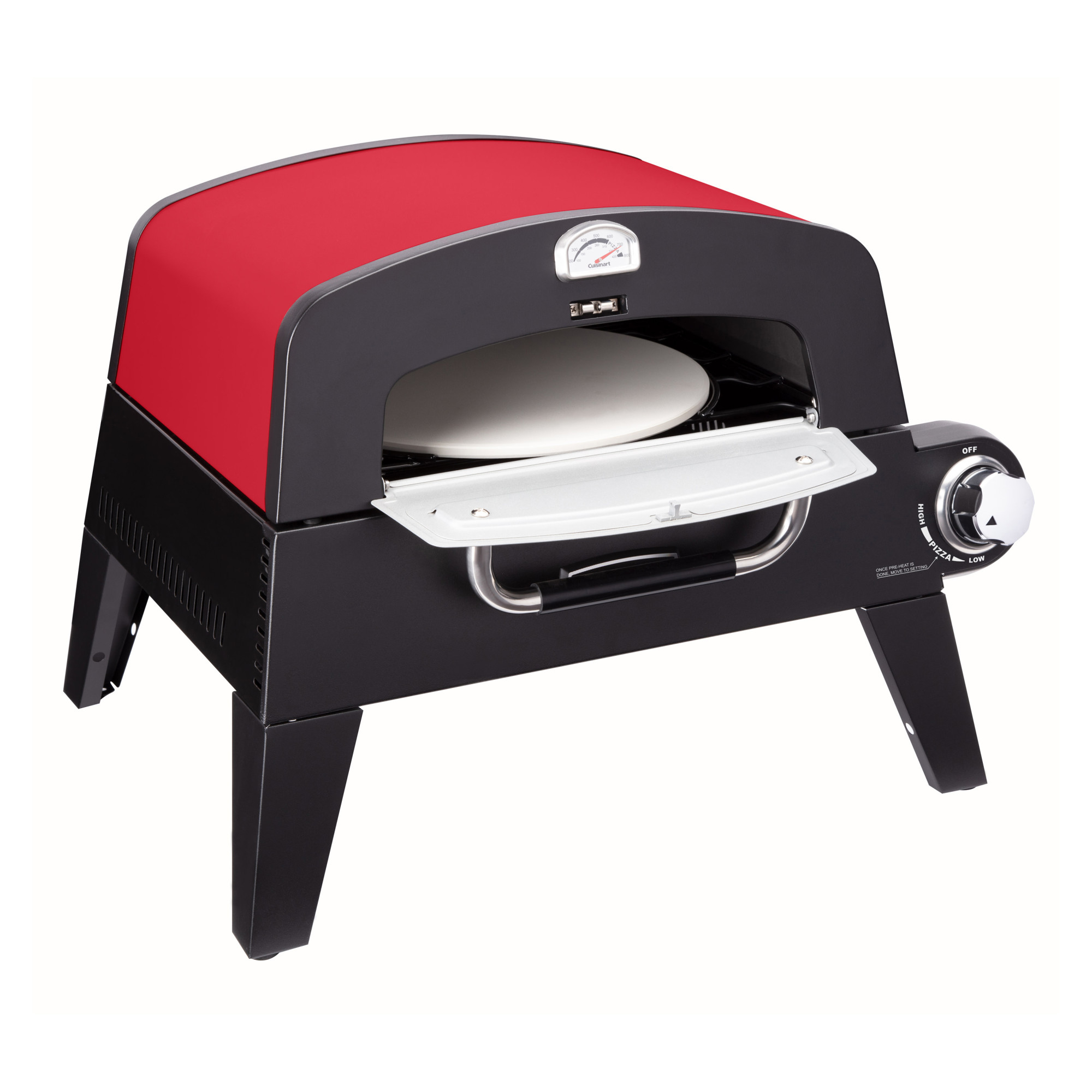 Picture of Cuisinart Outdoors Pizza Oven - Black-Red