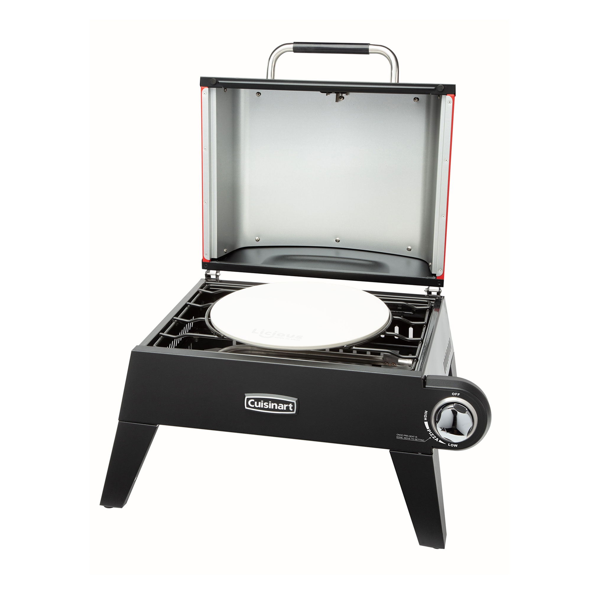 Picture of Cuisinart Outdoors Pizza Oven - Black-Red