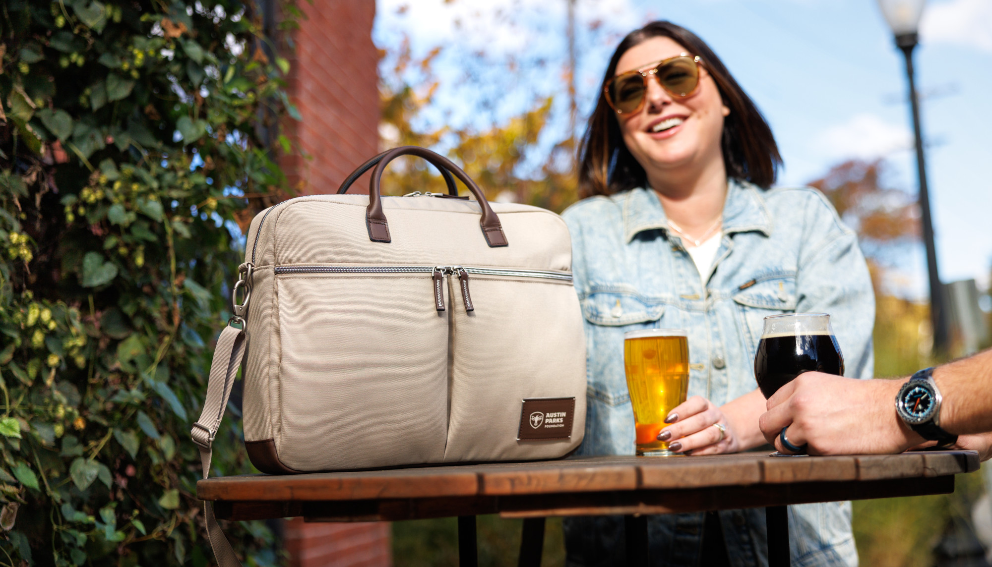 Picture of Heritage Supply Co. Legacy Recycled rPET Laptop Portfolio - Trench Coat