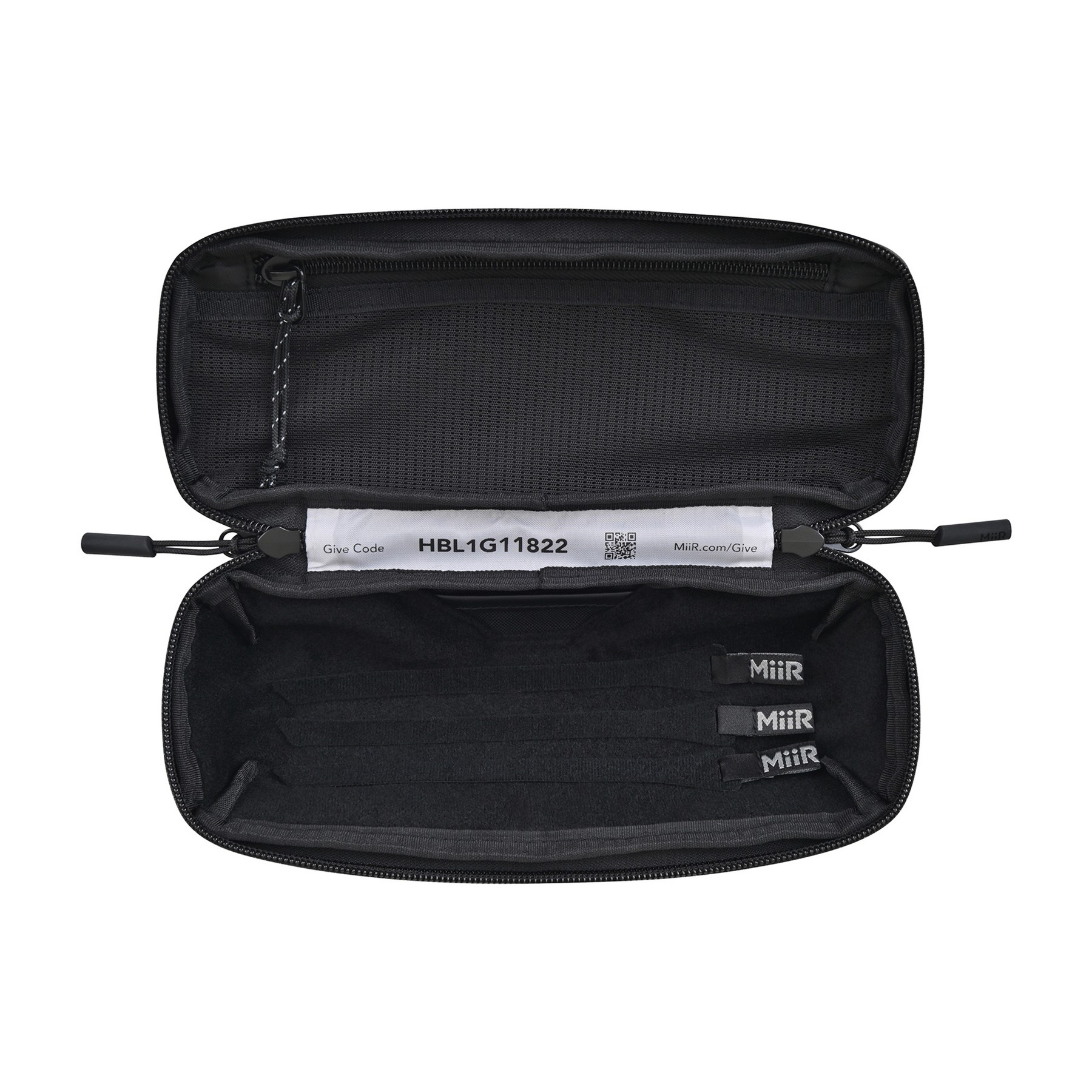 Picture of MiiR Olympus 2.0 1L Recycled rPET Tech Organizer - AWARE - Black