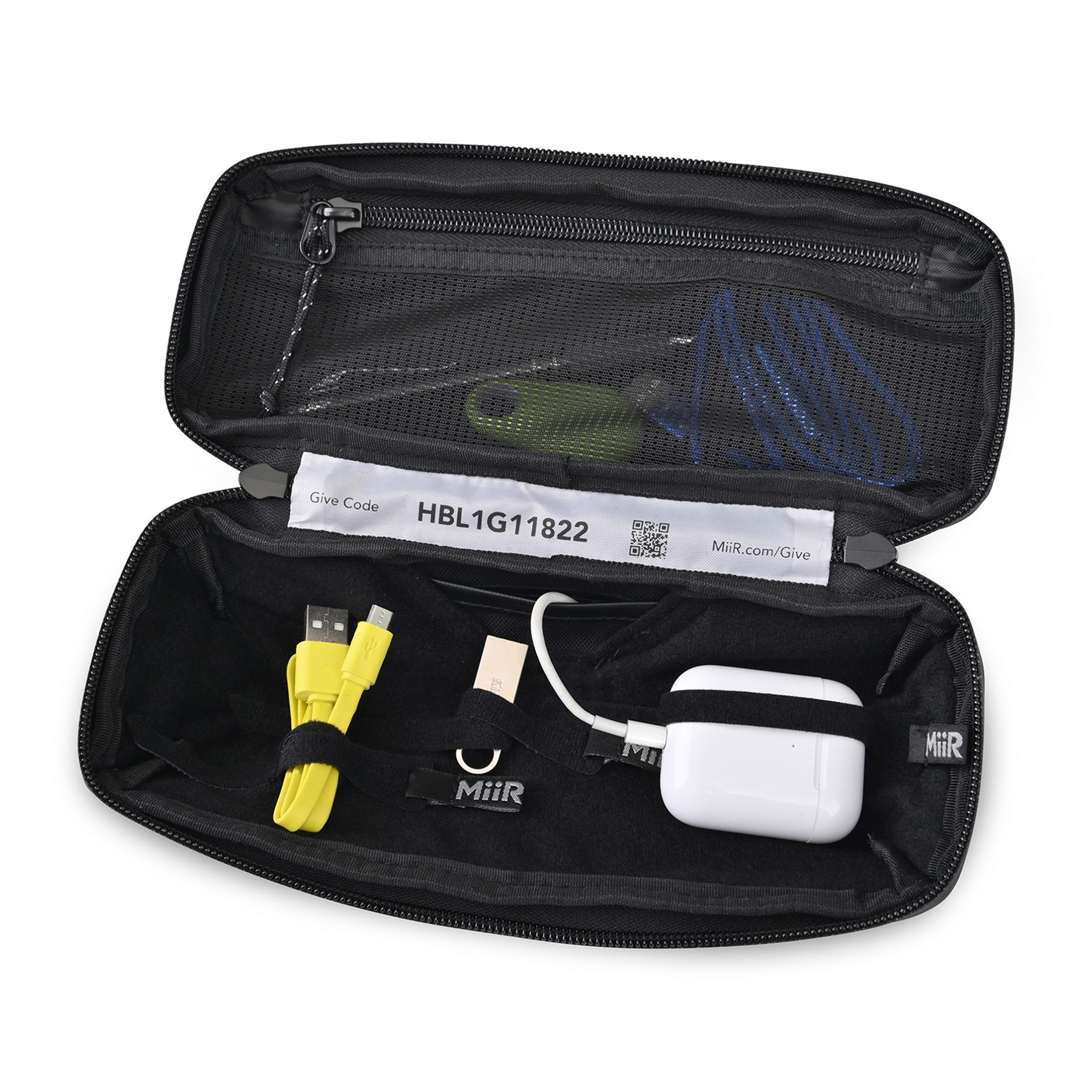 Picture of MiiR Olympus 2.0 1L Recycled rPET Tech Organizer - AWARE - Black