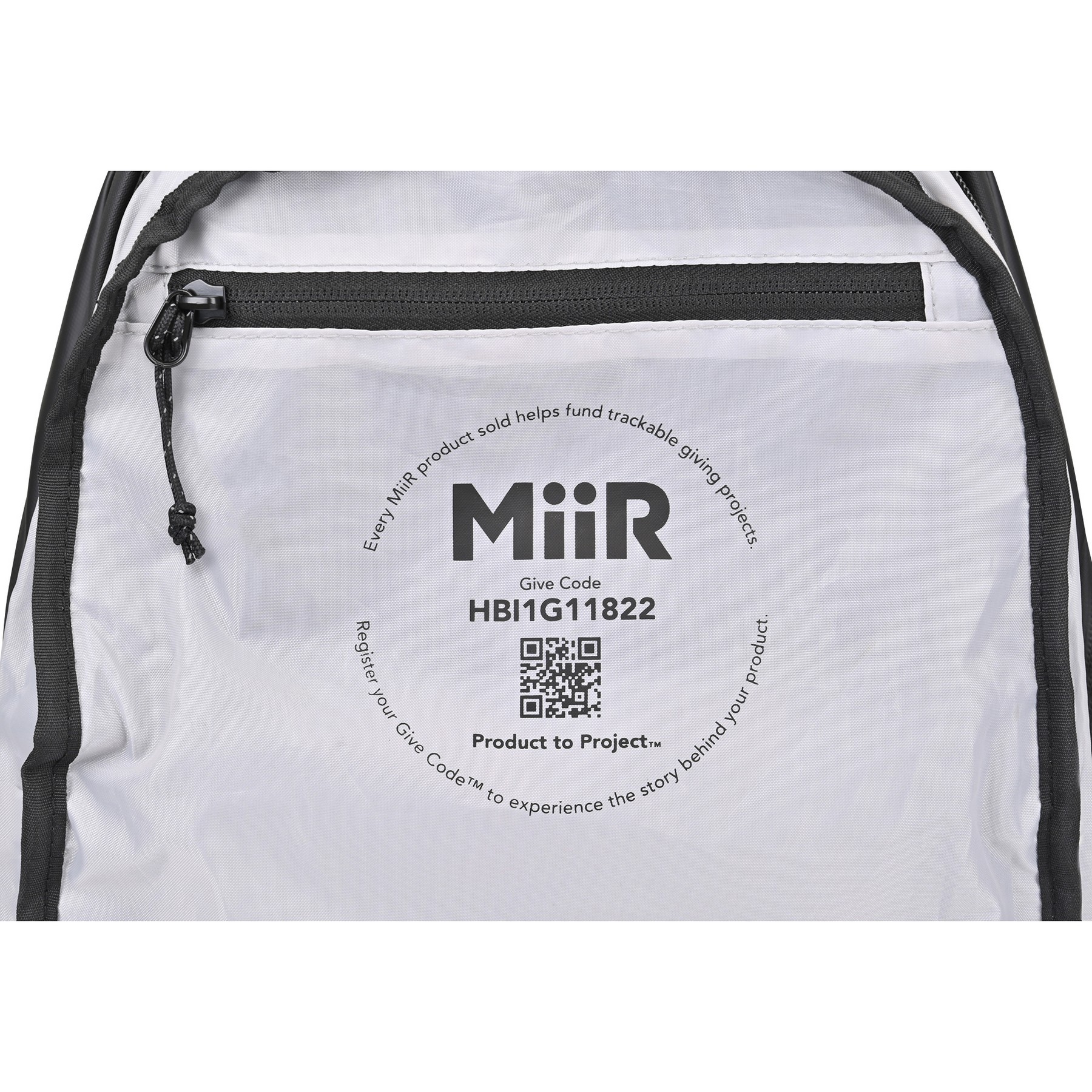 Picture of MiiR Olympus 2.0 1L Recycled rPET Tech Organizer - AWARE - Black