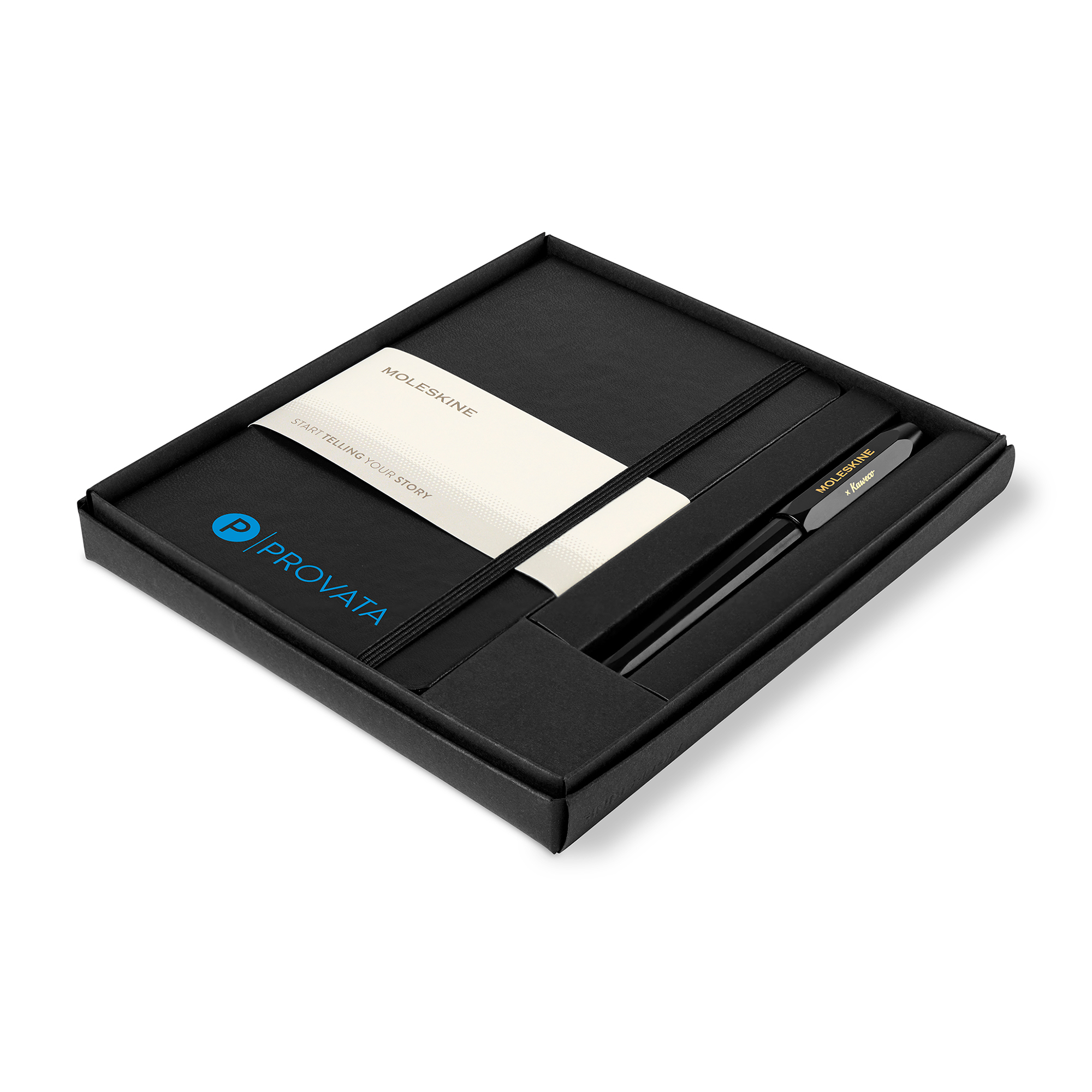 Picture of Moleskine Medium Notebook and Kaweco Pen Gift Set - Black