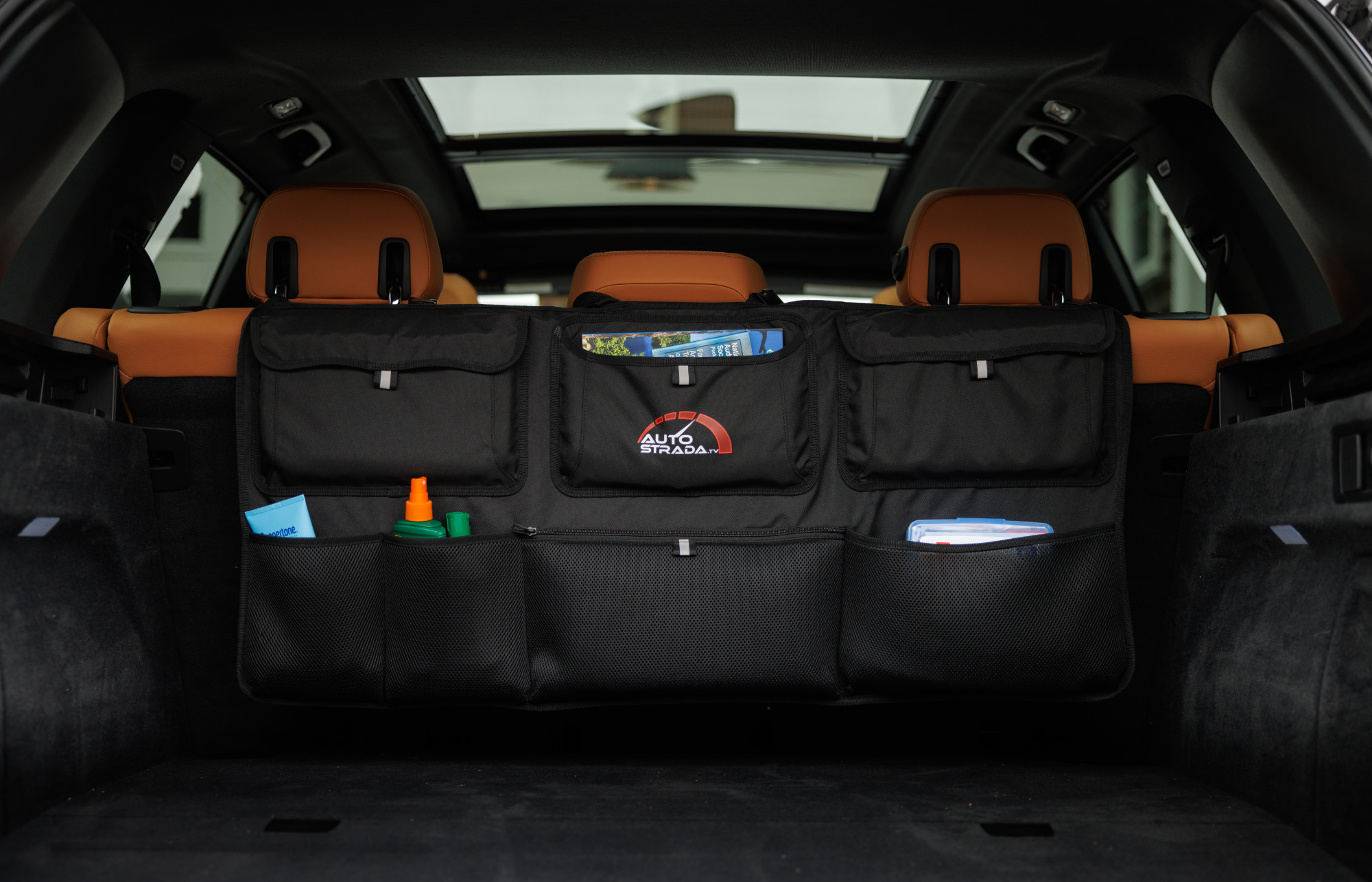 Picture of Structure Recycled rPET Backseat Bunker Organizer - Black