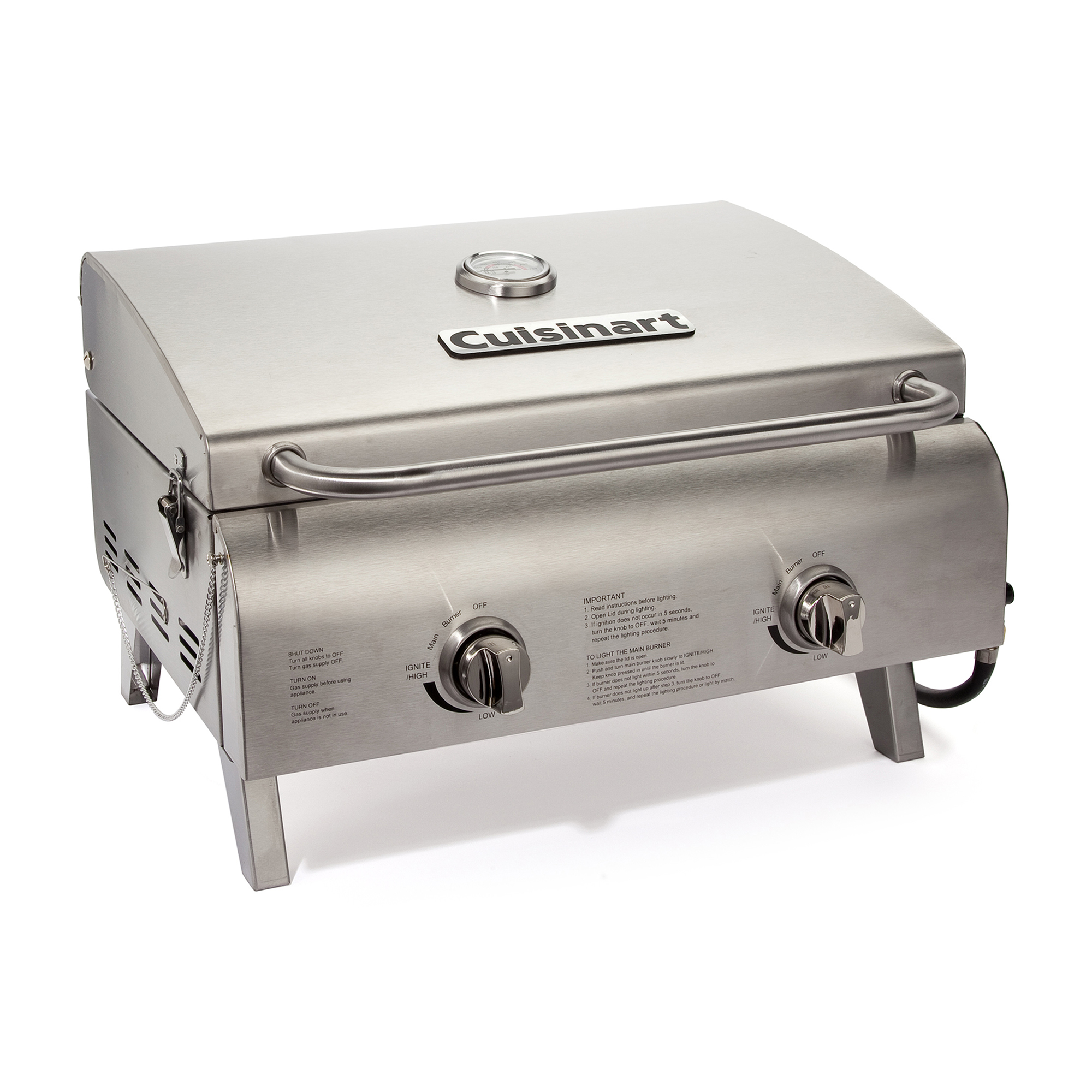 Picture of Cuisinart Outdoors Chef's Style Stainless Tabletop Grill - Stainless Steel