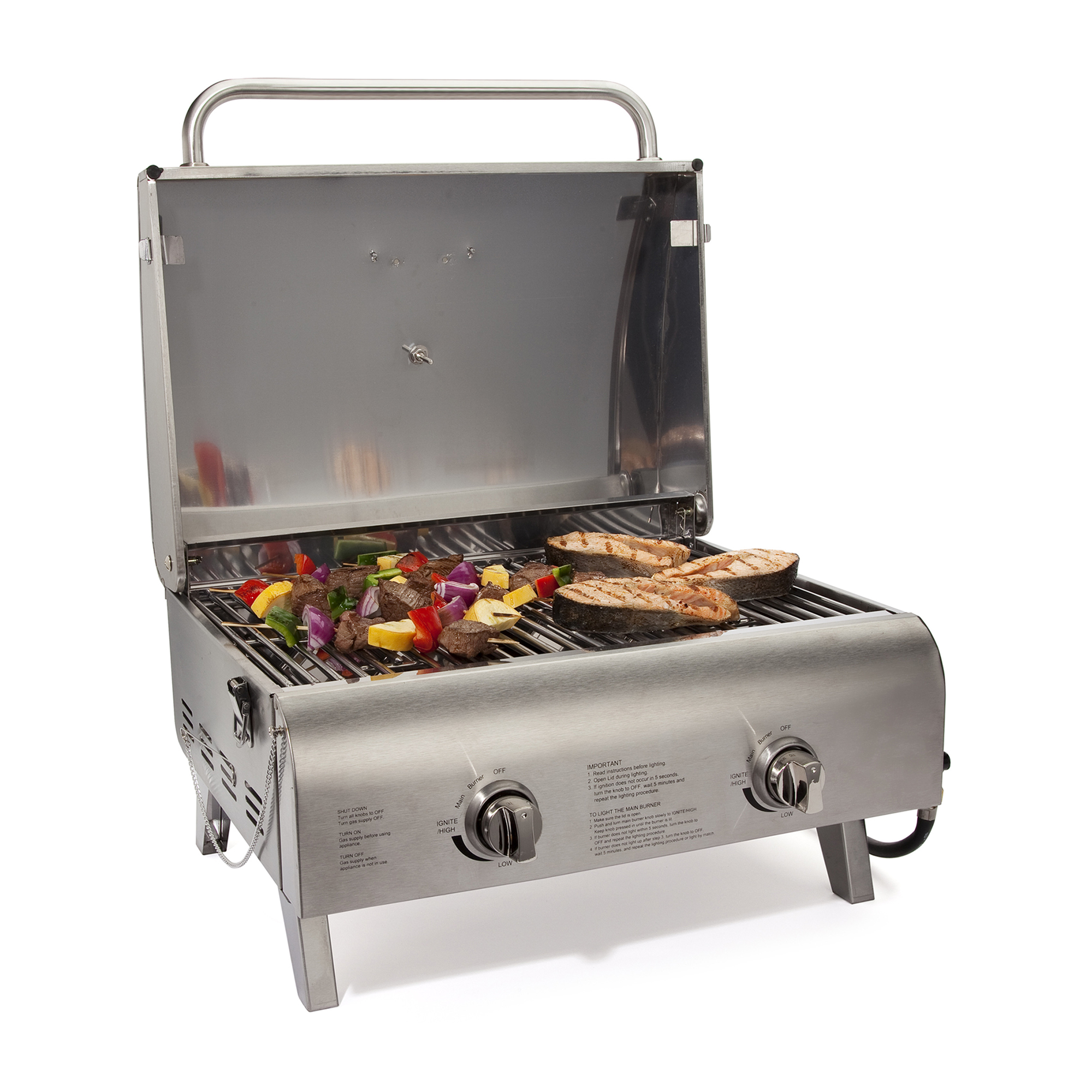 Picture of Cuisinart Outdoors Chef's Style Stainless Tabletop Grill - Stainless Steel