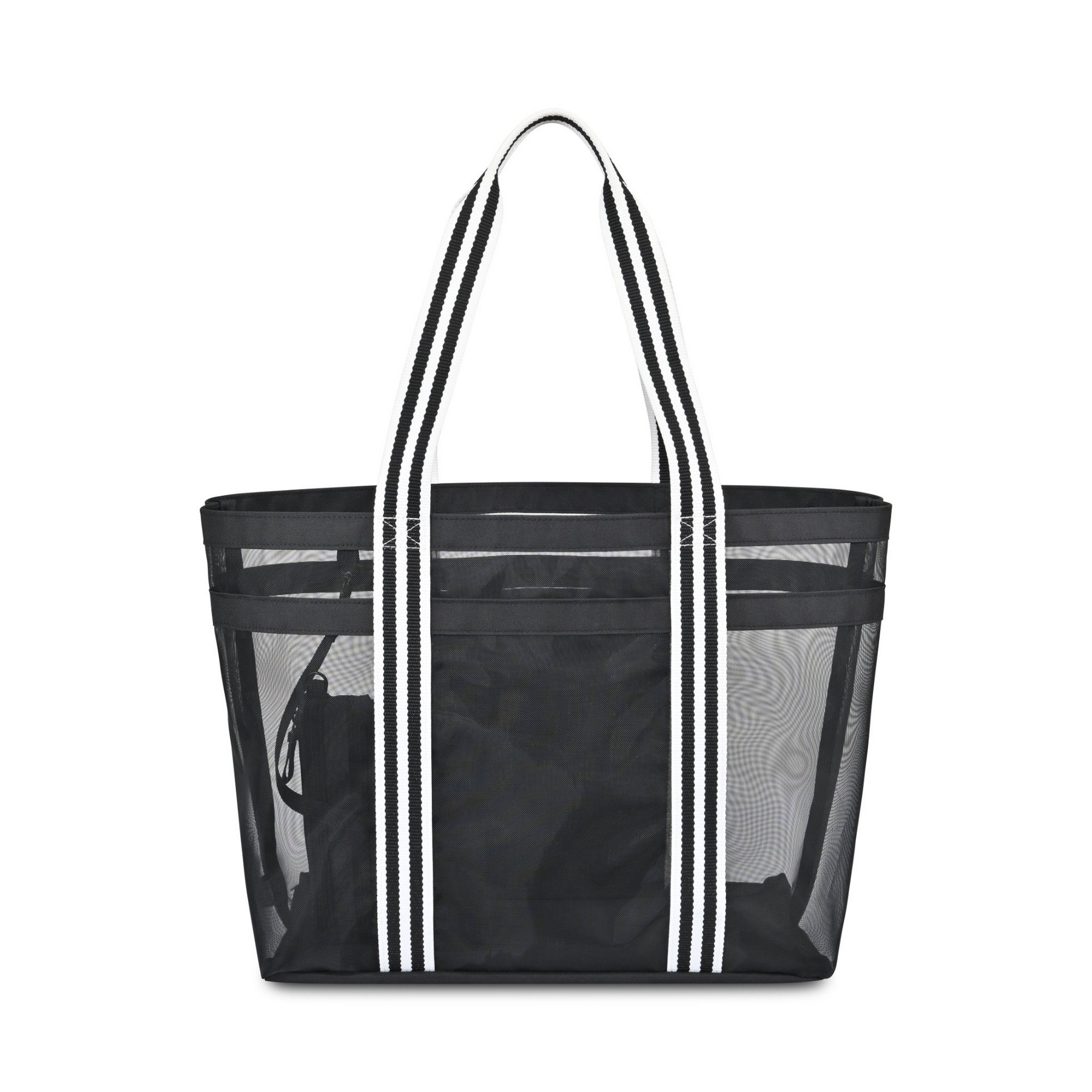 Picture of Playa Recycled Nylon Mesh Beach Tote - AWARE - Black