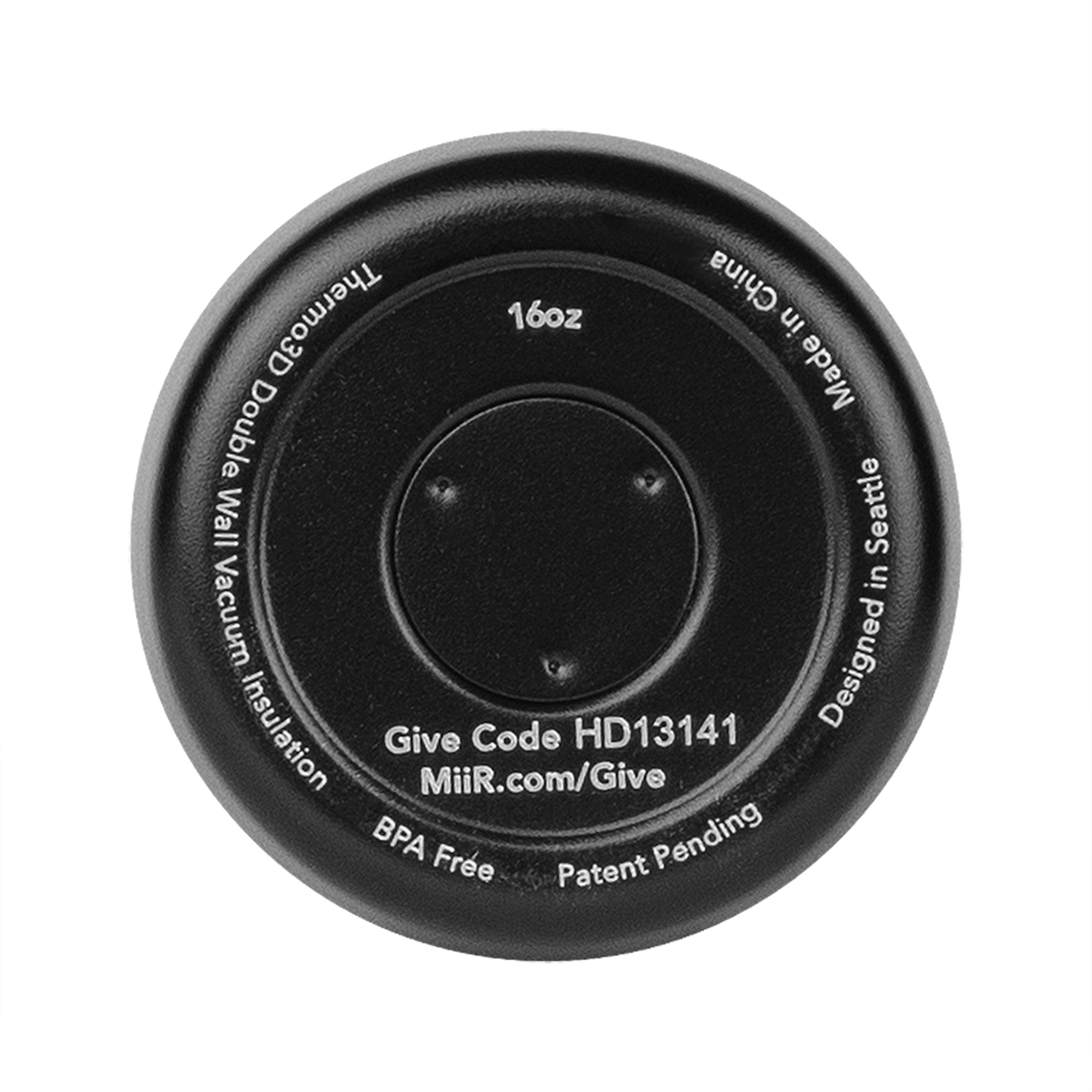 Picture of MiiR Vacuum Insulated Tumbler - 16 Oz. - Black Powder