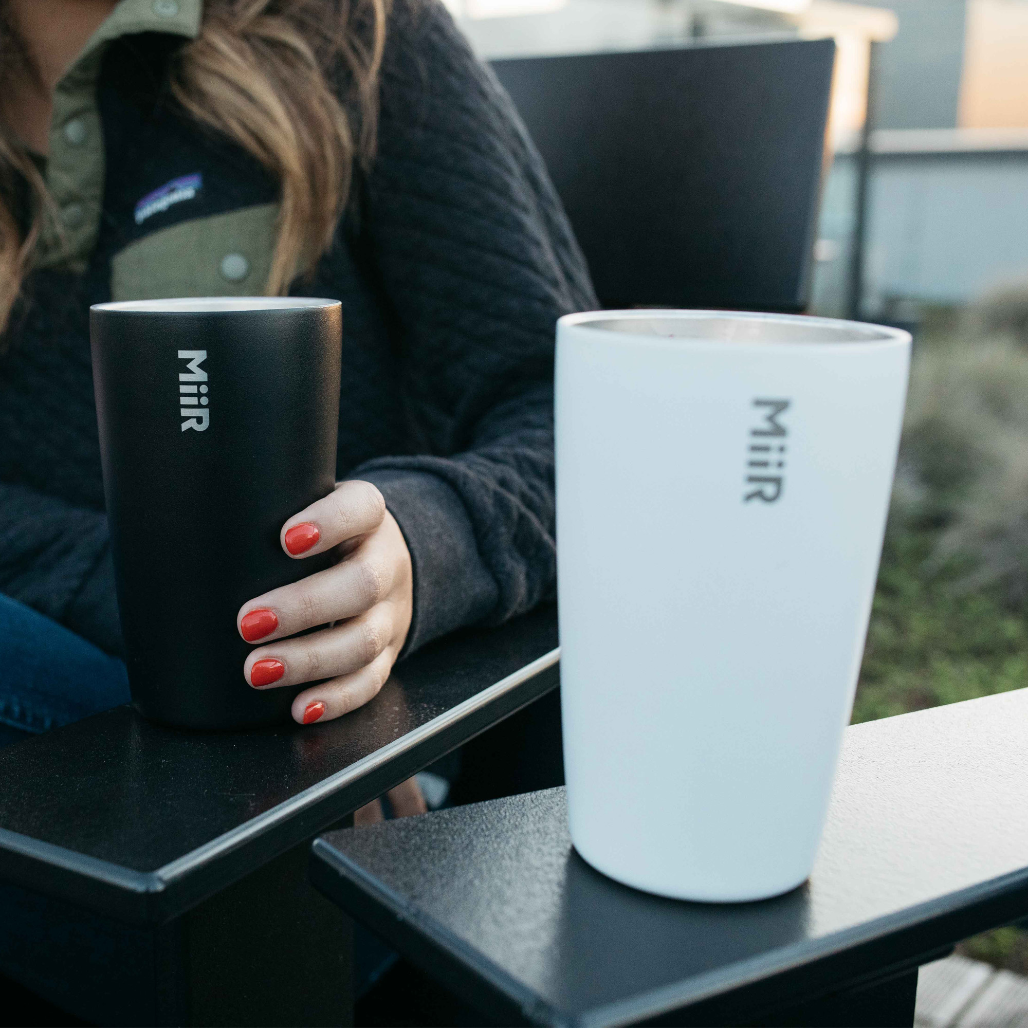 Picture of MiiR Vacuum Insulated Tumbler - 16 Oz. - Black Powder