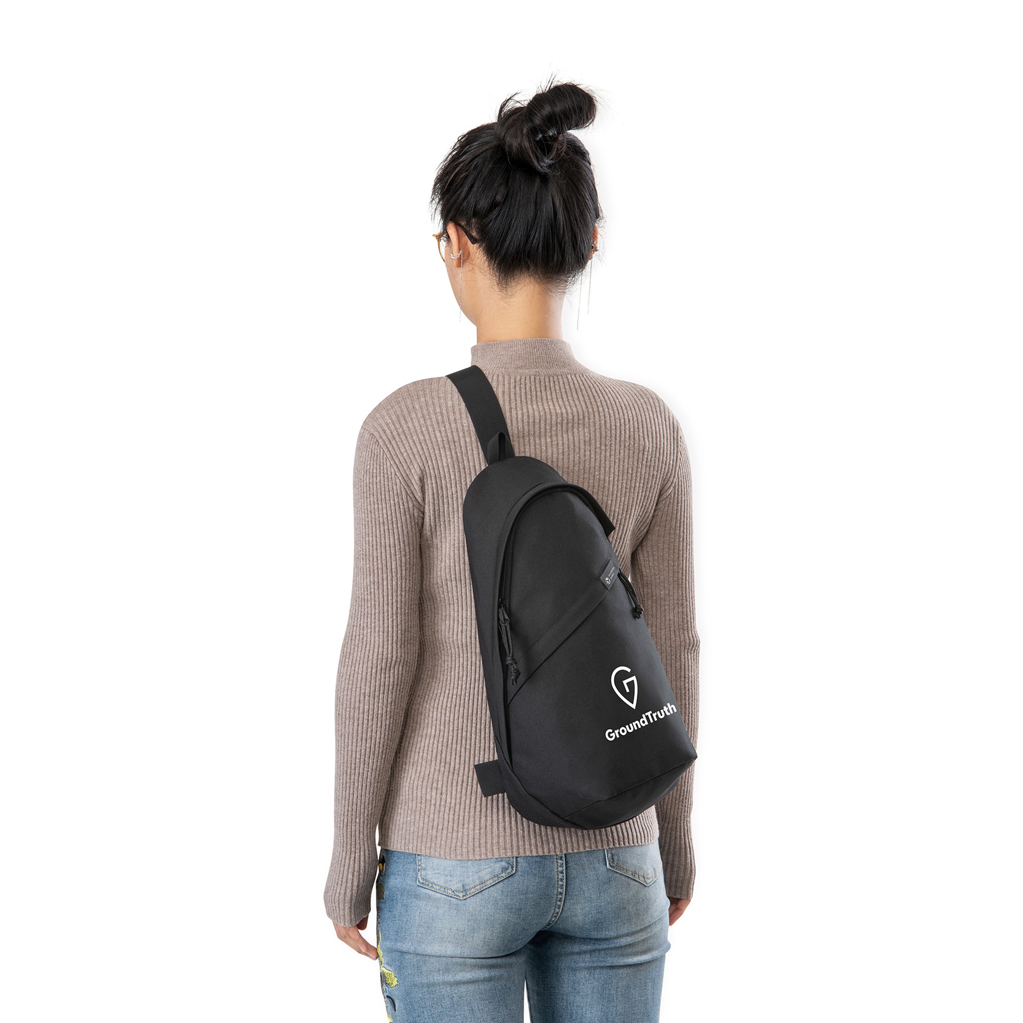Picture of Renew Recycled rPET Sling Bag - Black
