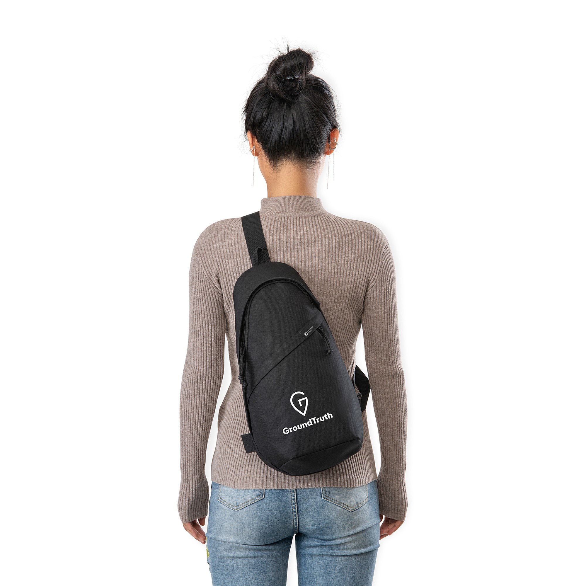 Picture of Renew Recycled rPET Sling Bag - Black
