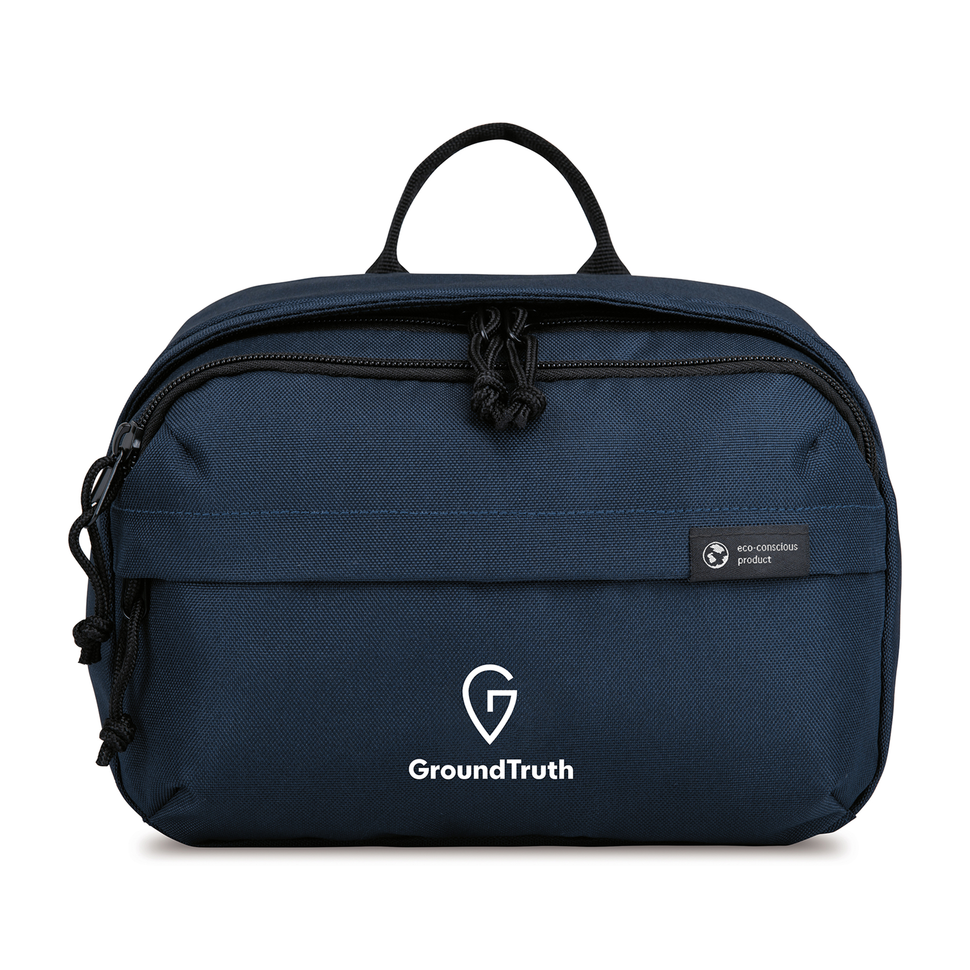 Picture of Renew Recycled rPET Toiletry Bag - AWARE - Navy