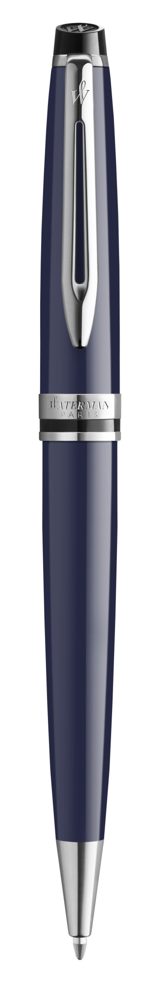Picture of Waterman Expert Ballpoint - Blue - Chrome Trim