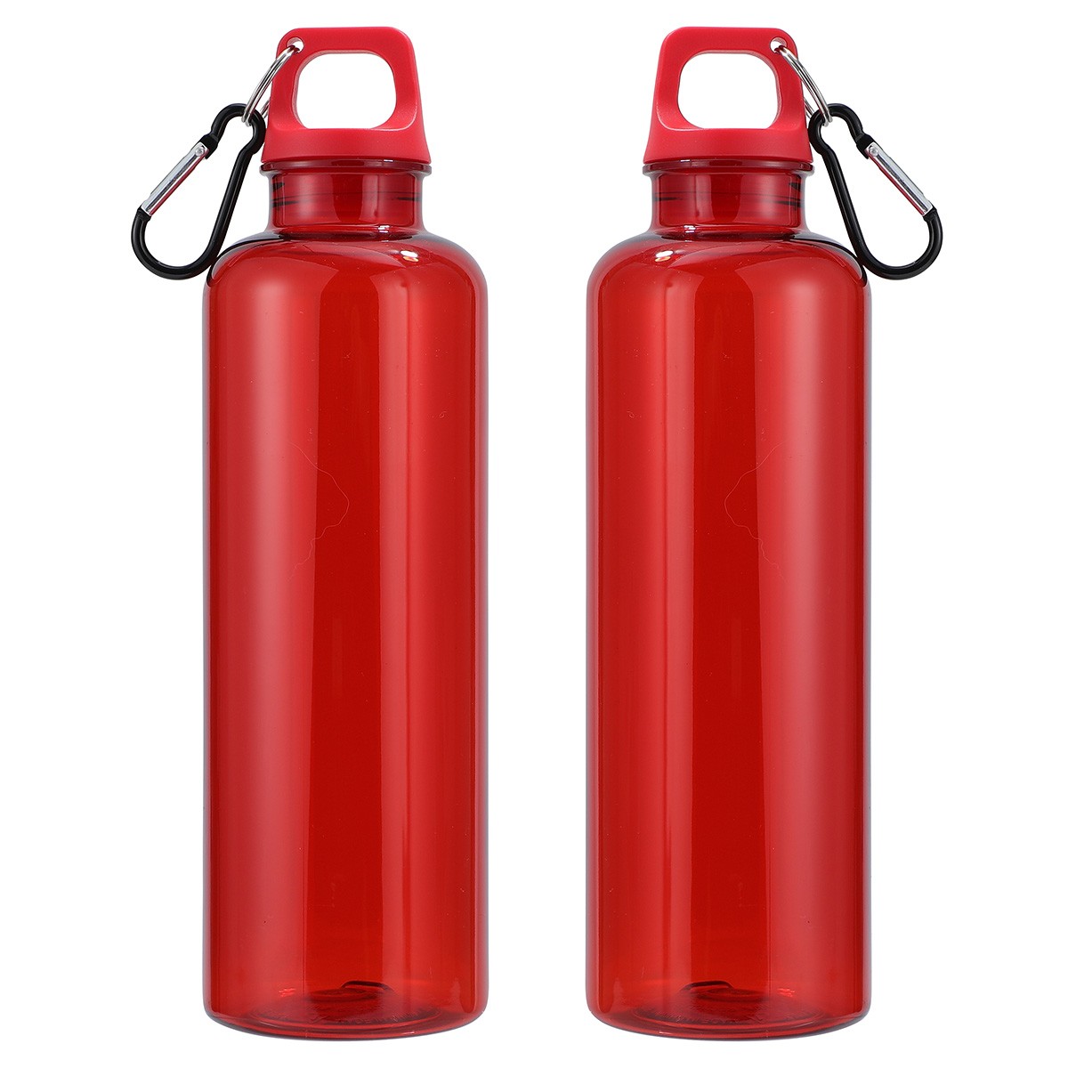 Picture of Aloha 25 oz RPET Reusable Translucent Bottle w/ Carabiner