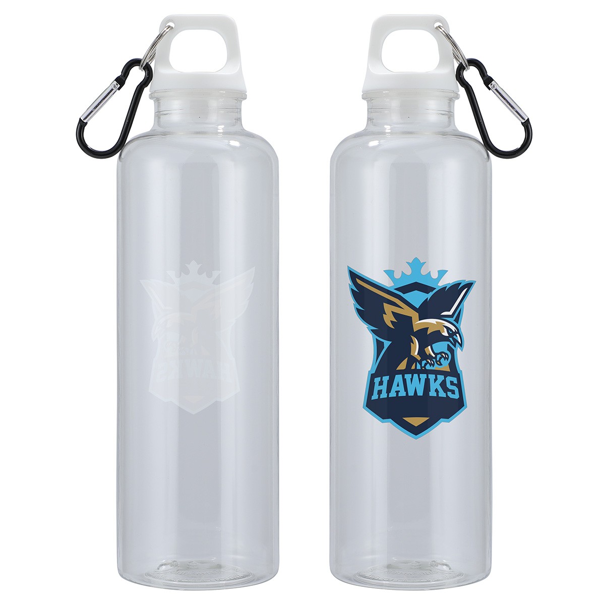 Picture of Aloha 25 oz RPET Reusable Translucent Bottle w/ Carabiner