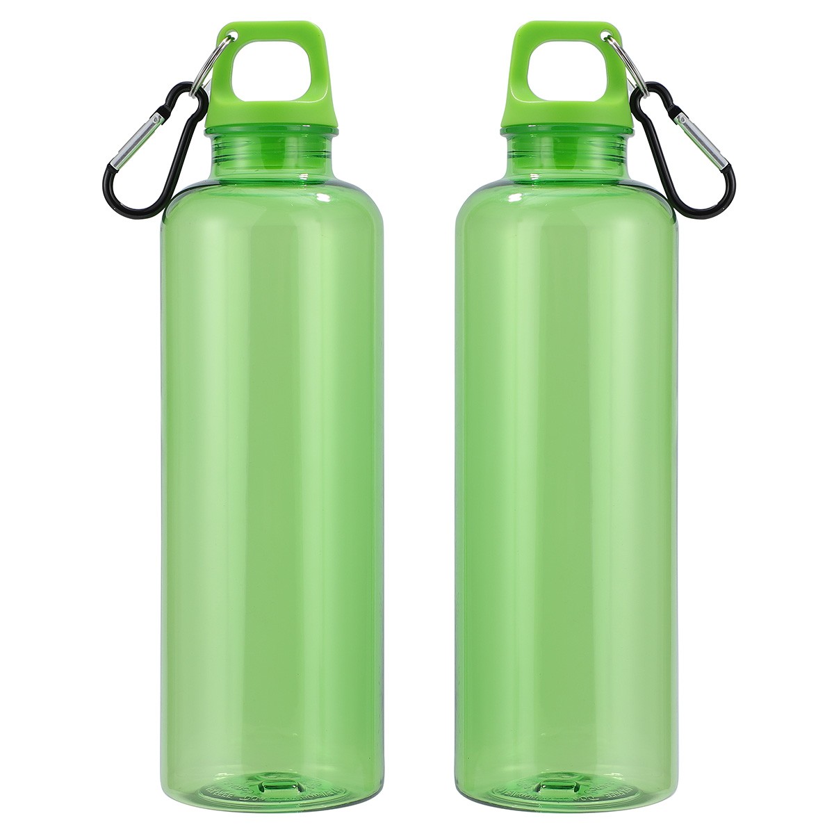 Picture of Aloha 25 oz RPET Reusable Translucent Bottle w/ Carabiner