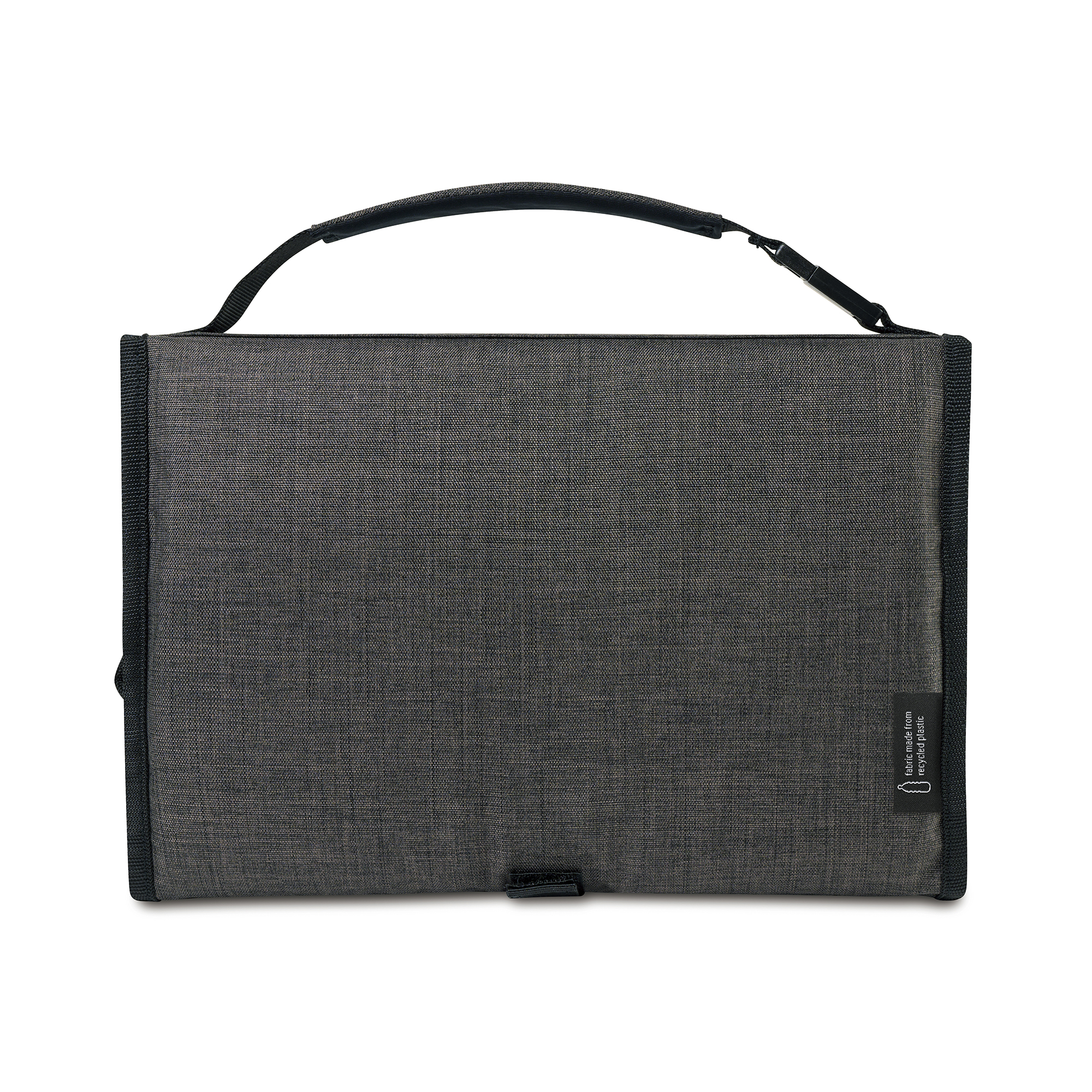 Picture of Reagan Recycled rPET Portable Changing Pad Station - Charcoal Heather