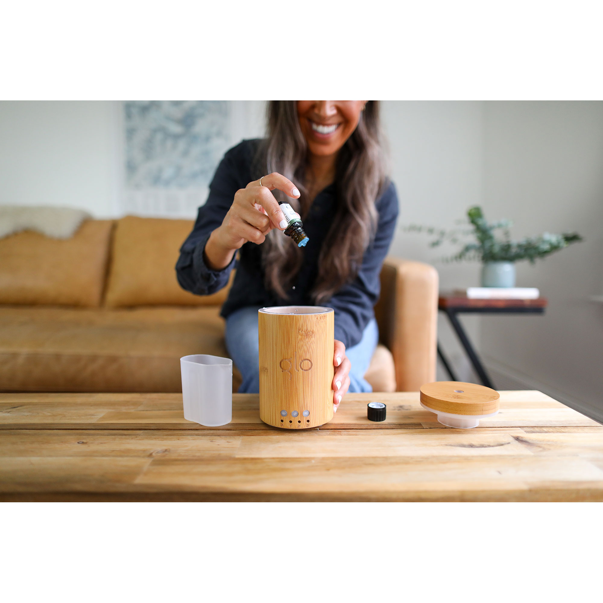 Picture of Bamboo Aromatic Oil Diffuser - Bamboo
