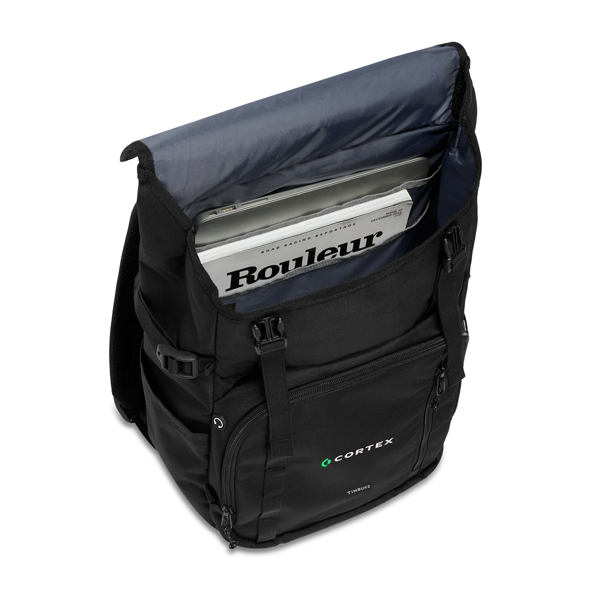 Picture of Timbuk2 City Compass Recycled Polyester Tech Flap Pack - Jet Black