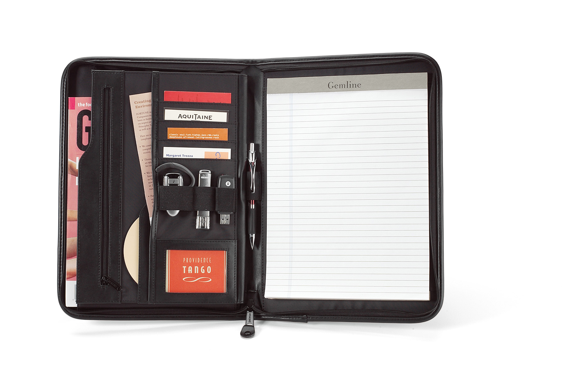Picture of Global Leather Padfolio - Black