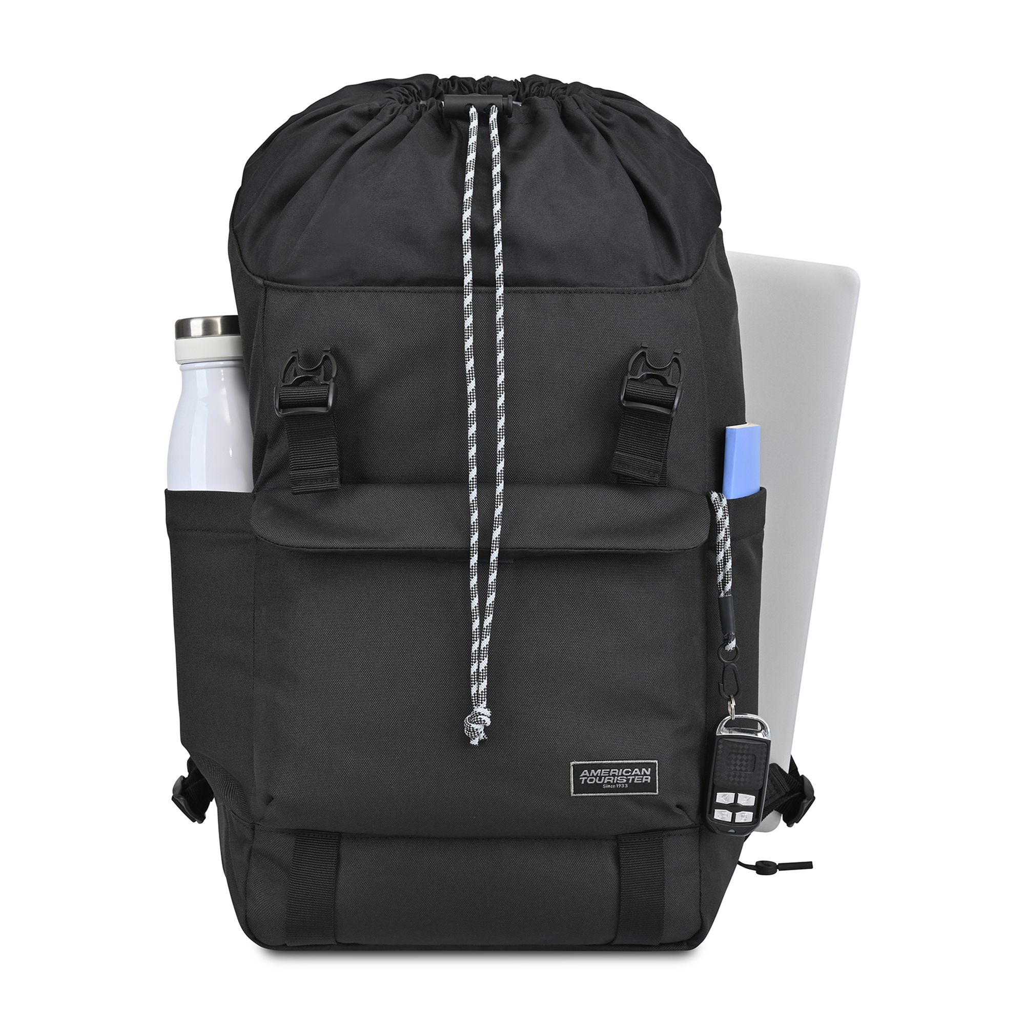 Picture of American Tourister Embark Recycled rPET Laptop Backpack - Black